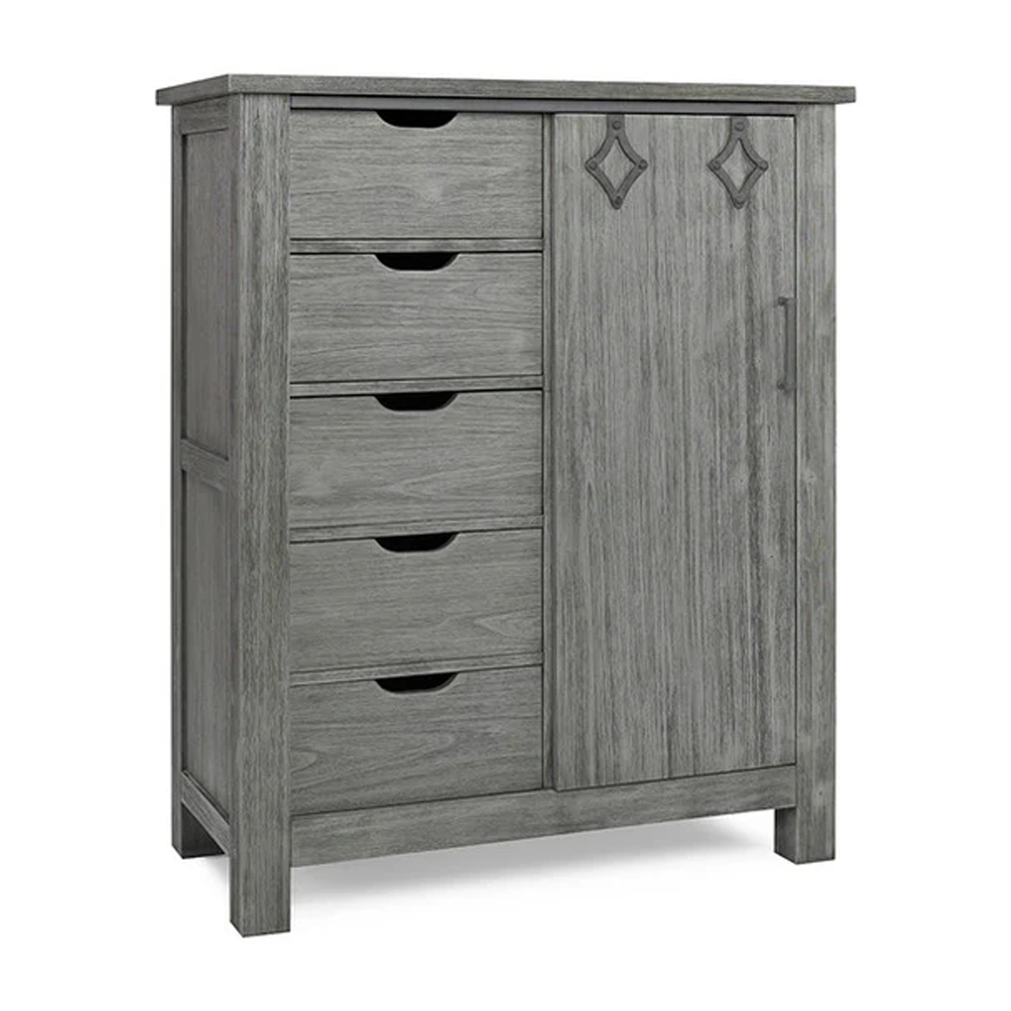 Lucca Chifforobe in Weathered Grey - Tots to Teens Furniture