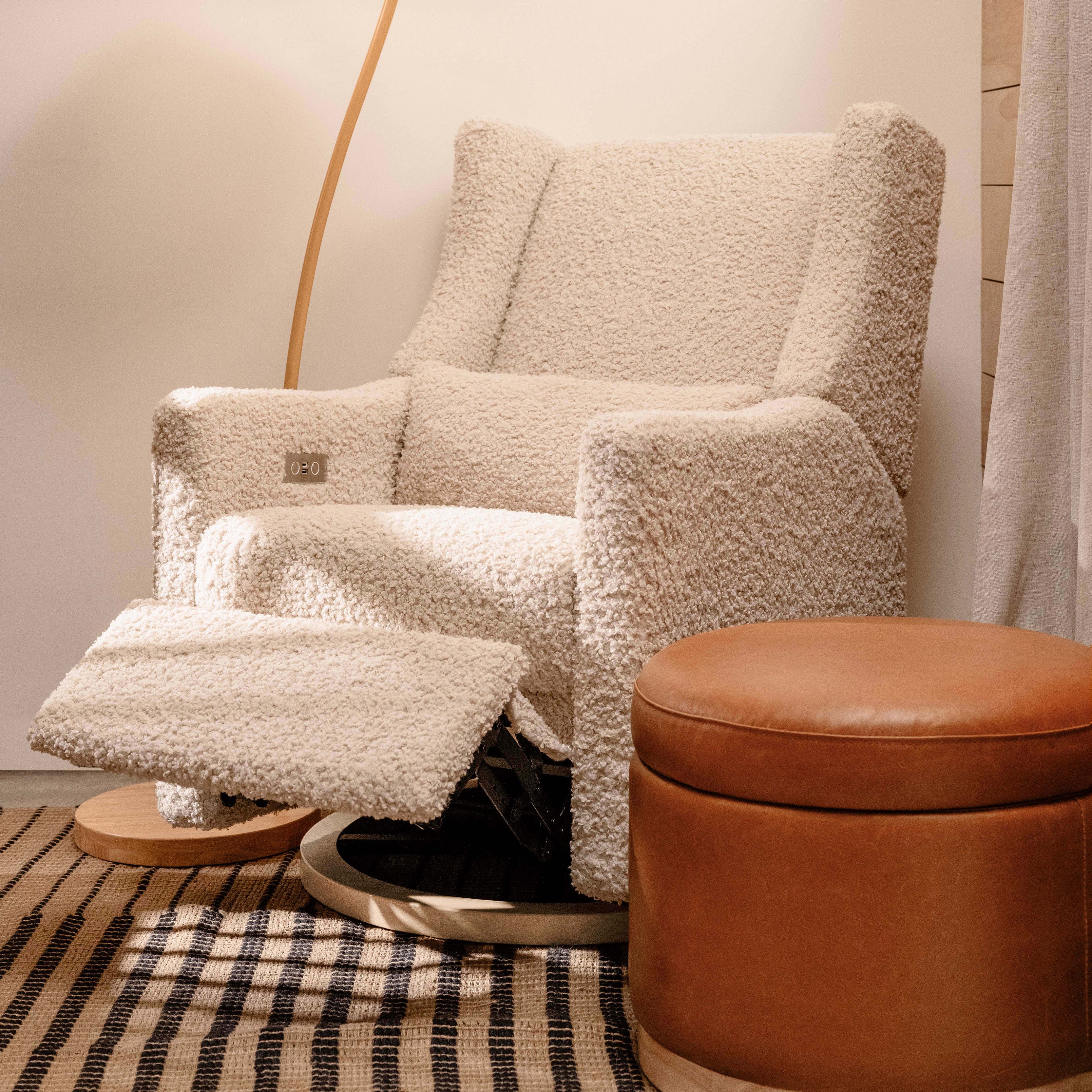 Babyletto Kiwi Electronic Recliner and Swivel Glider with USB port | Tots to Teens Furniture