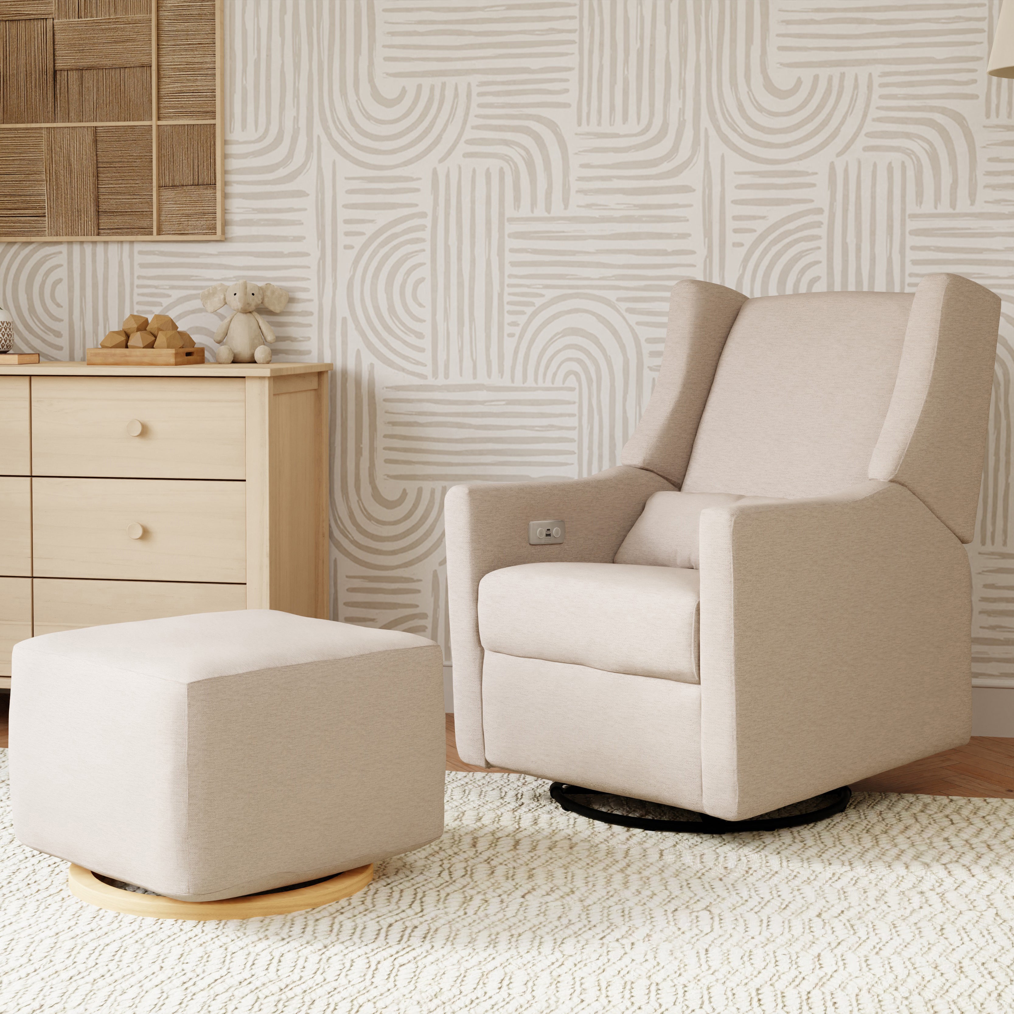 Kiwi Glider Recliner w/ Electronic Control and USB - Tots to Teens Furniture