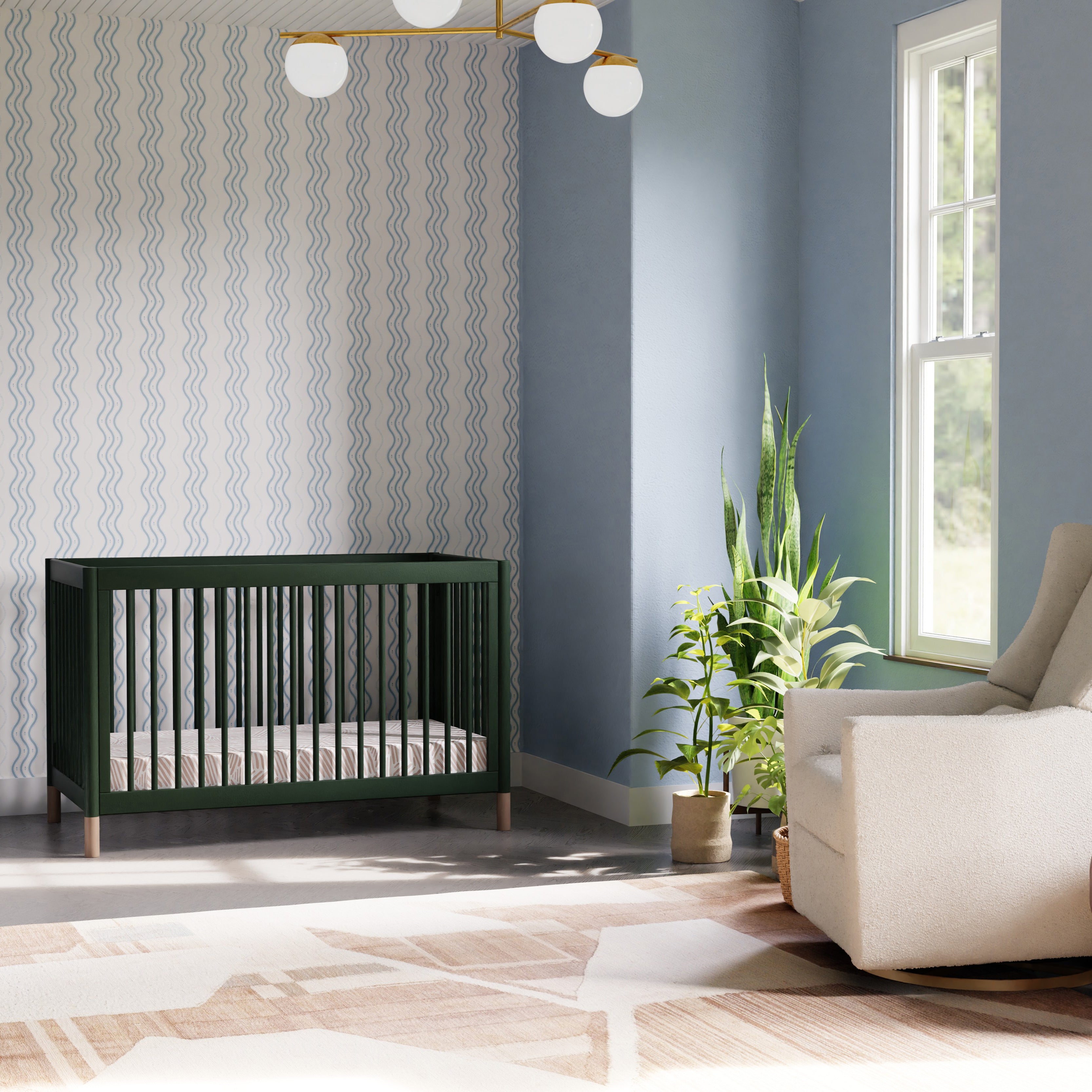 Gelato 4-in-1 Convertible Crib with Toddler Bed Conversion Kit - Tots to Teens Furniture