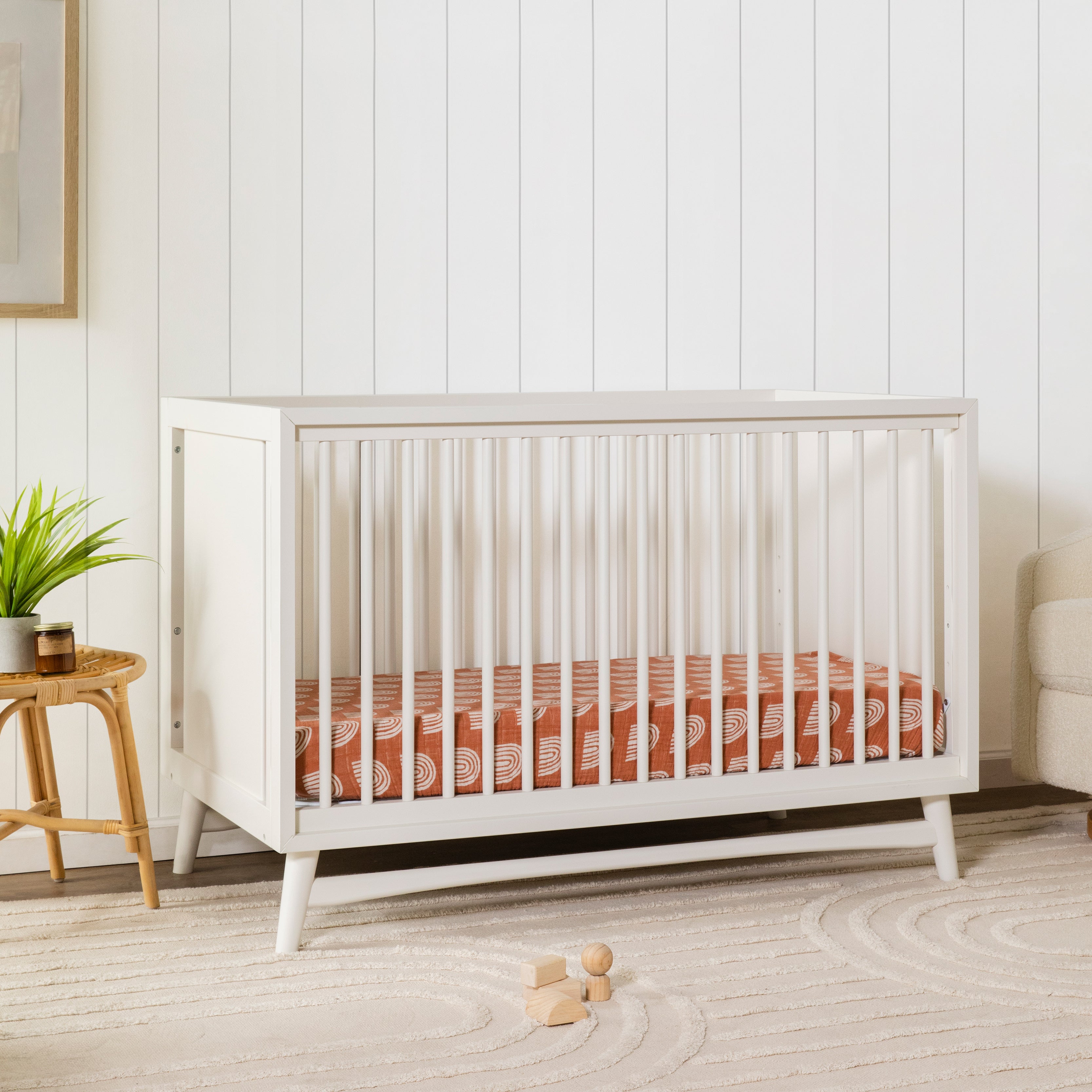 Peggy 3 in 1 Convertible Crib with Toddler Bed Conversion Kit - Tots to Teens Furniture