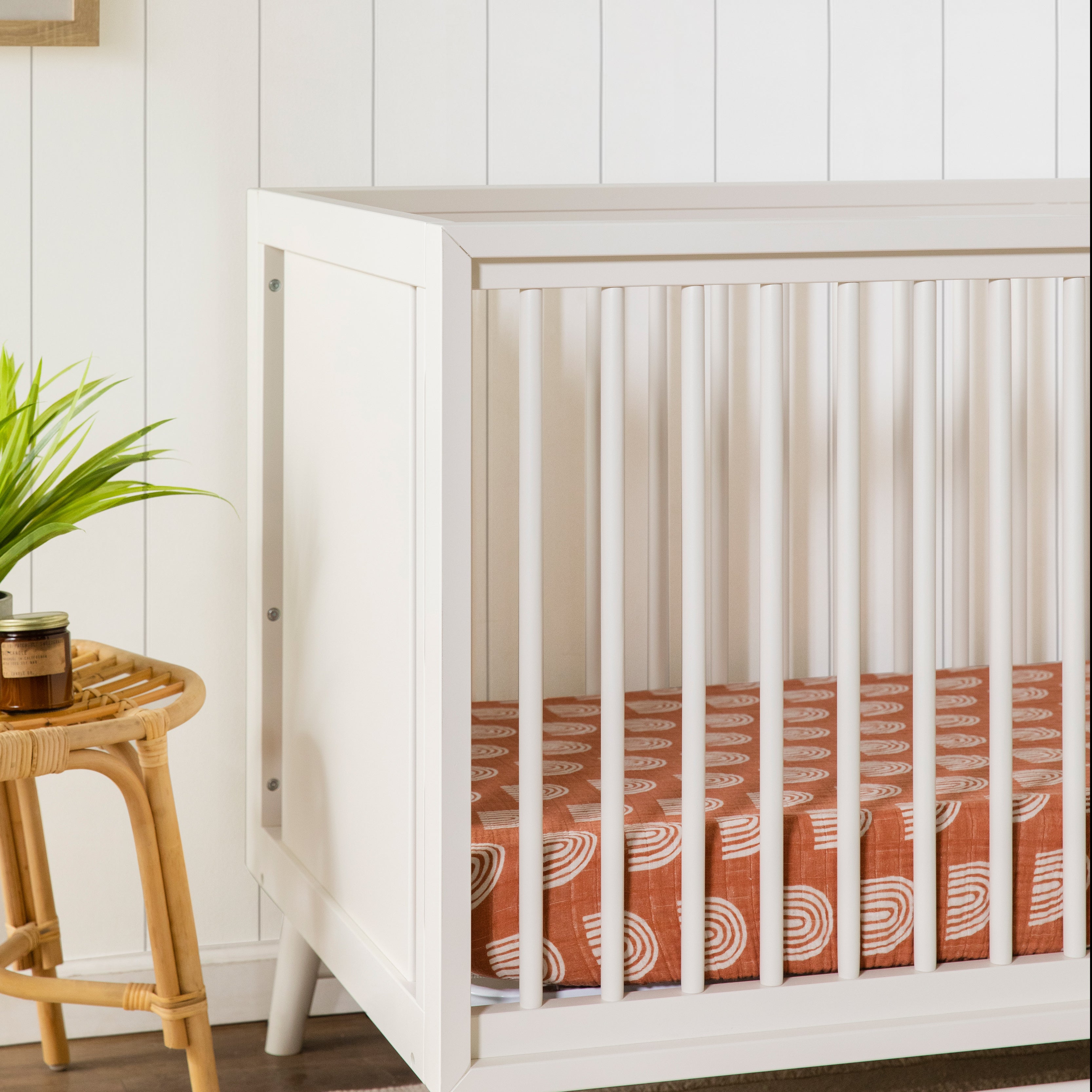 Peggy 3 in 1 Convertible Crib with Toddler Bed Conversion Kit - Tots to Teens Furniture
