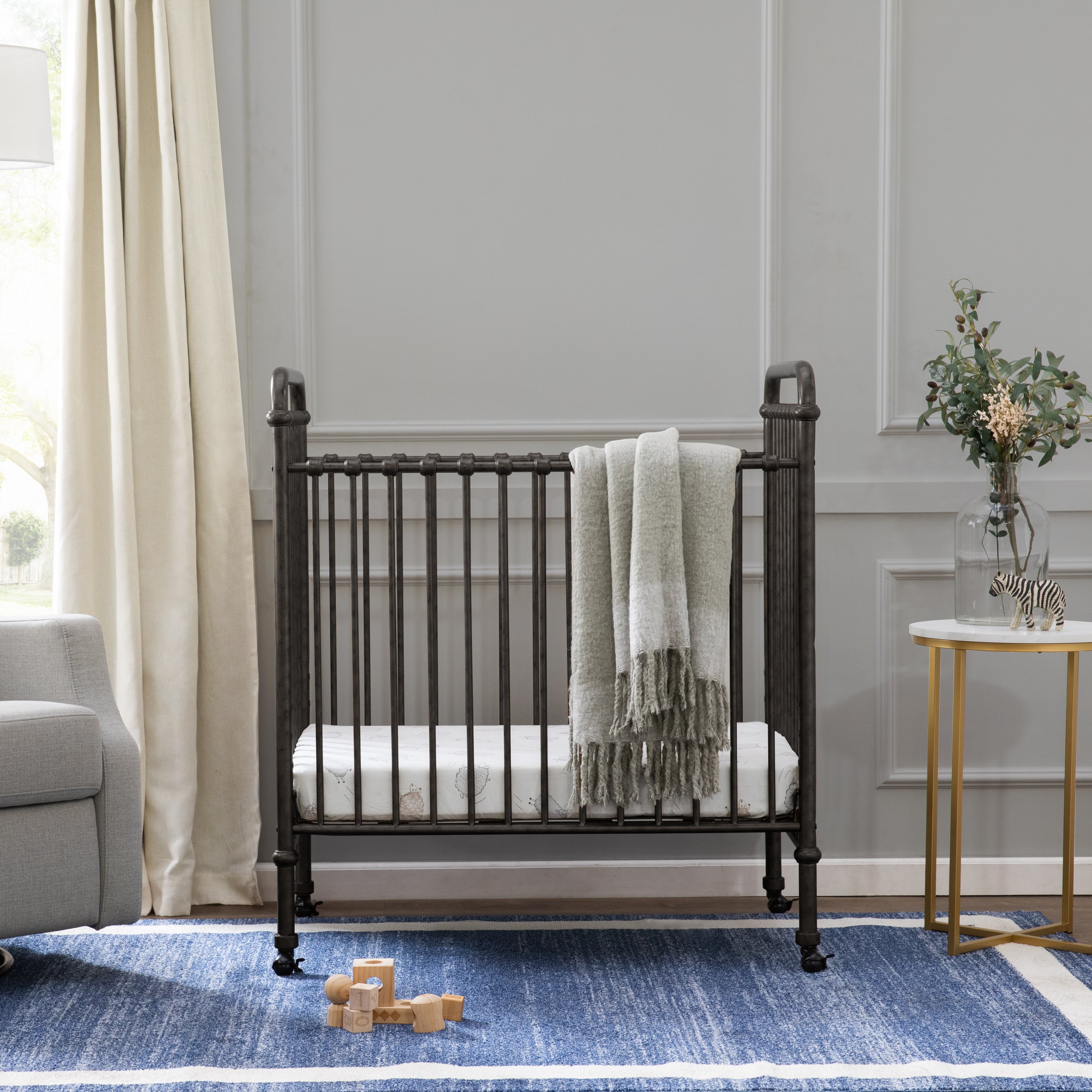 Abigail 3-in-1 Convertible Mini Crib - Tots to Teens Furniture