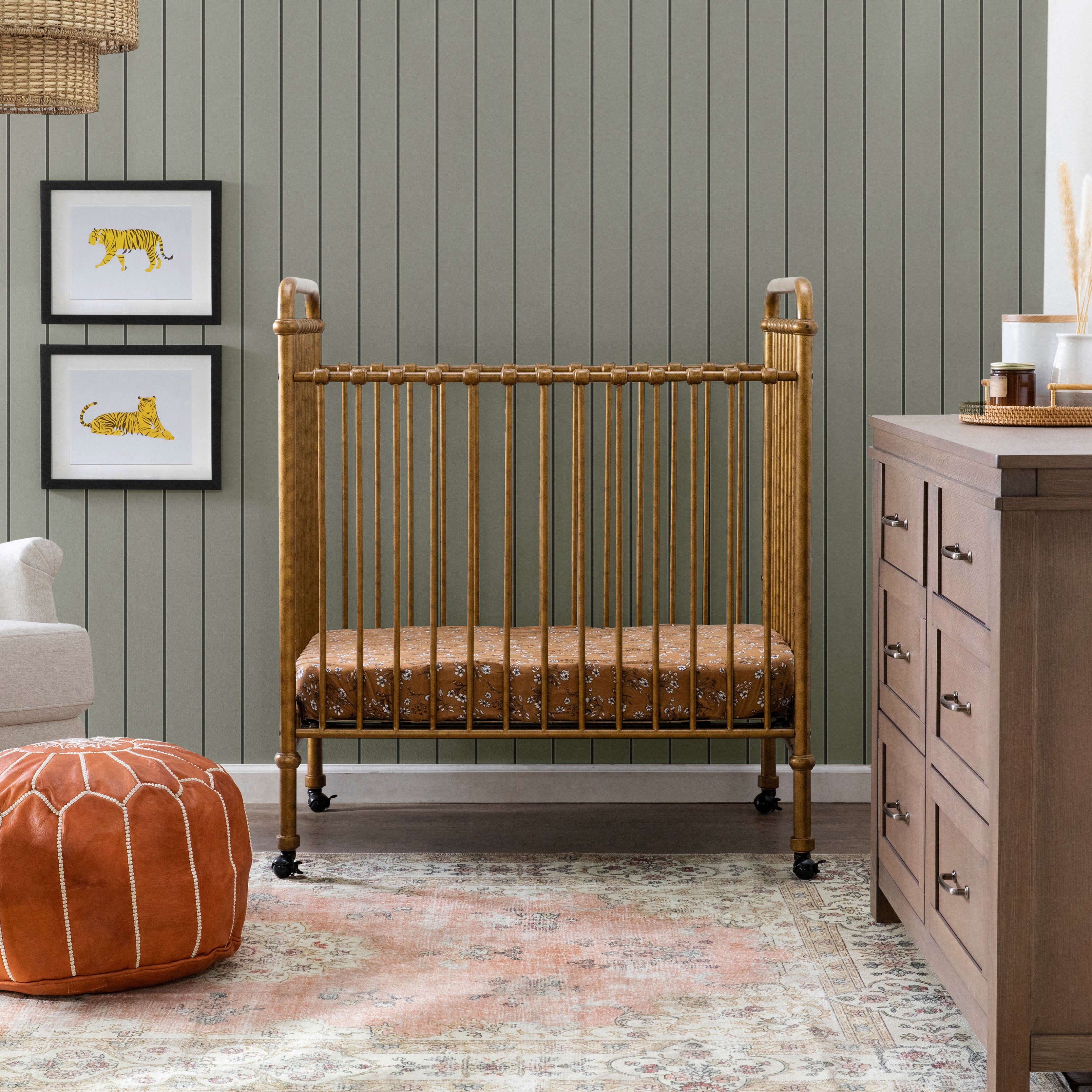 Abigail 3-in-1 Convertible Mini Crib - Tots to Teens Furniture