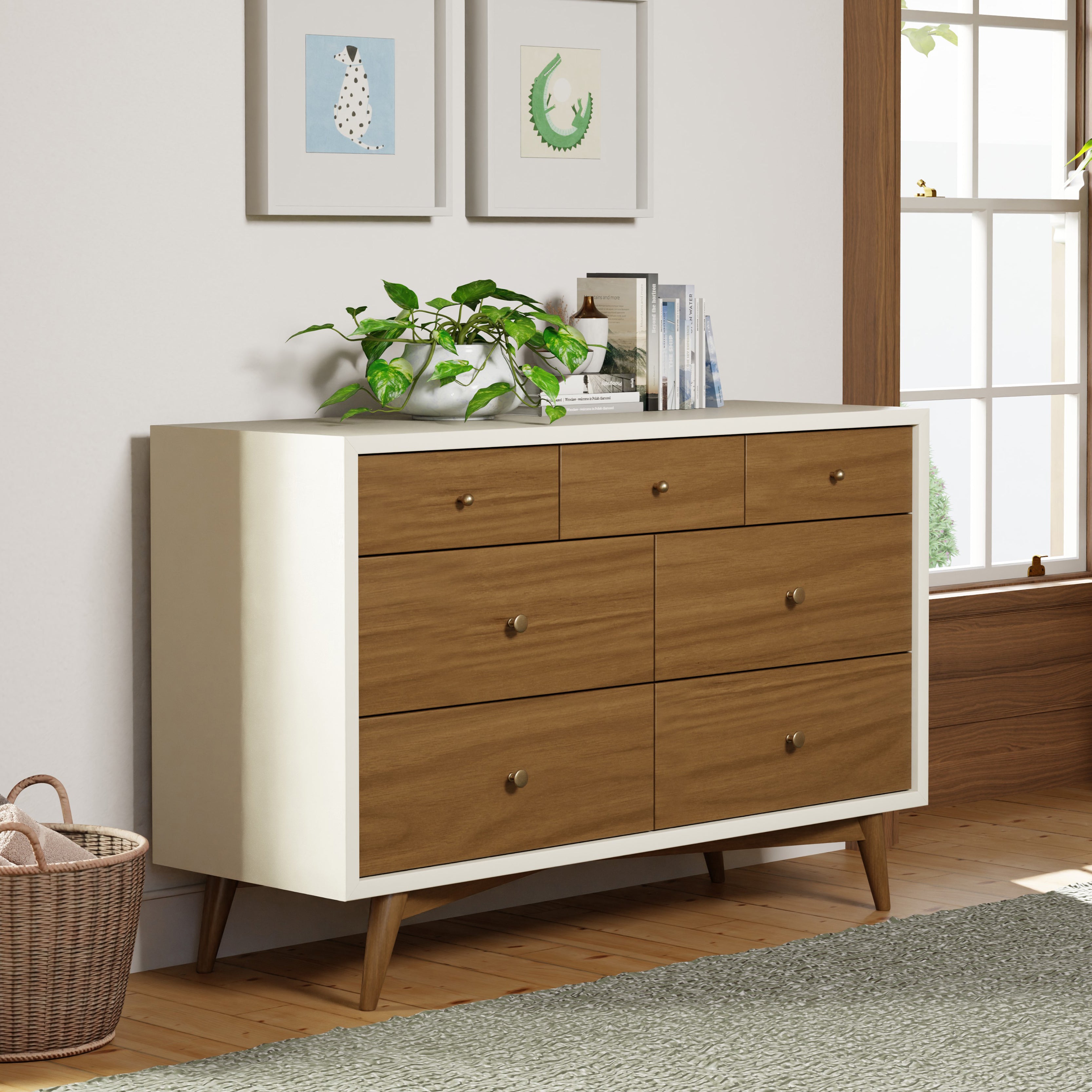 Palma 7 Drawer Double Dresser - Tots to Teens Furniture