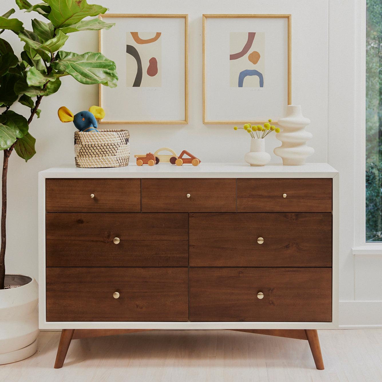 Palma 7 Drawer Double Dresser - Tots to Teens Furniture