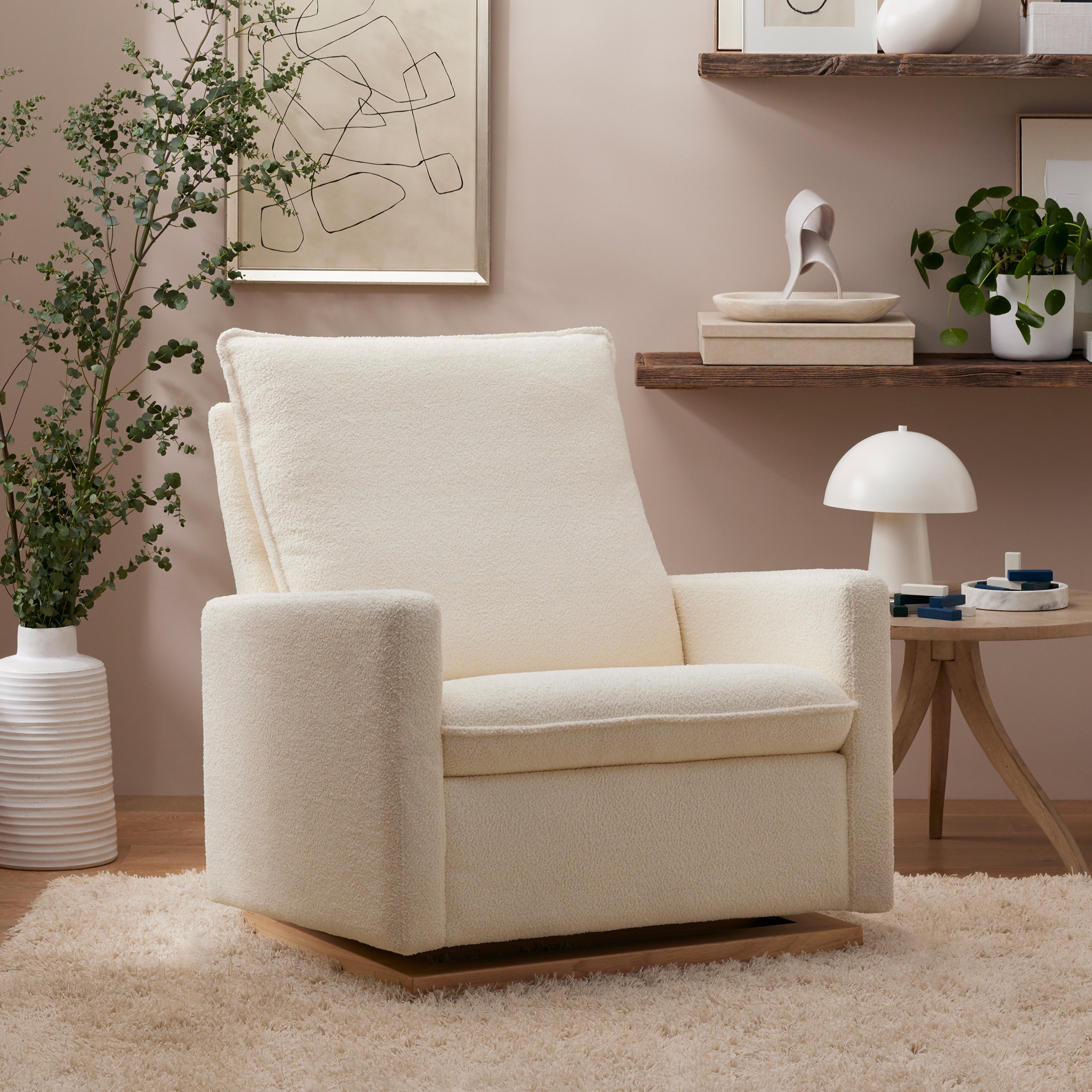 Cali Chair and a Half Pillowback Comfort Swivel Glider - Tots to Teens Furniture