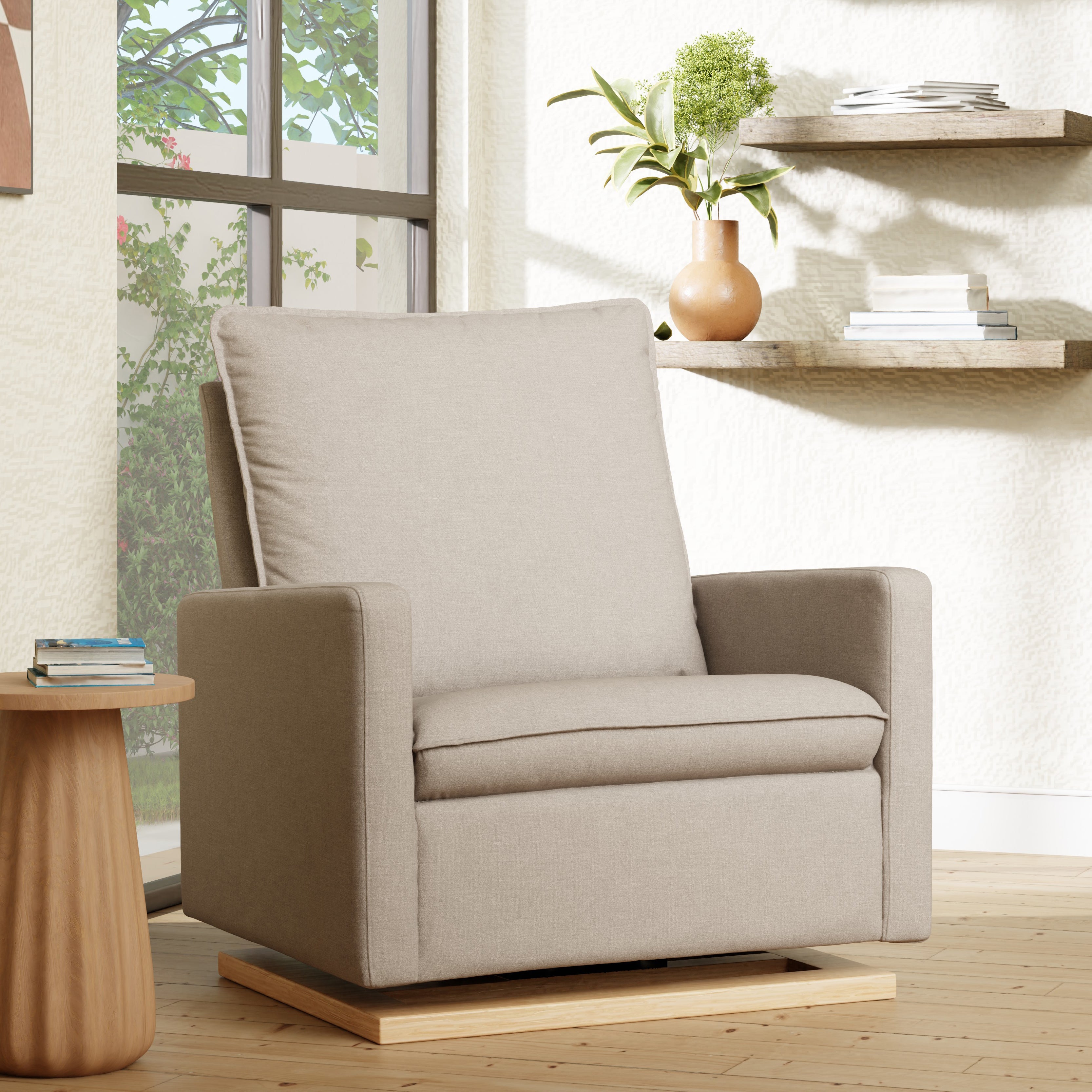 Cali Chair and a Half Pillowback Comfort Swivel Glider - Tots to Teens Furniture