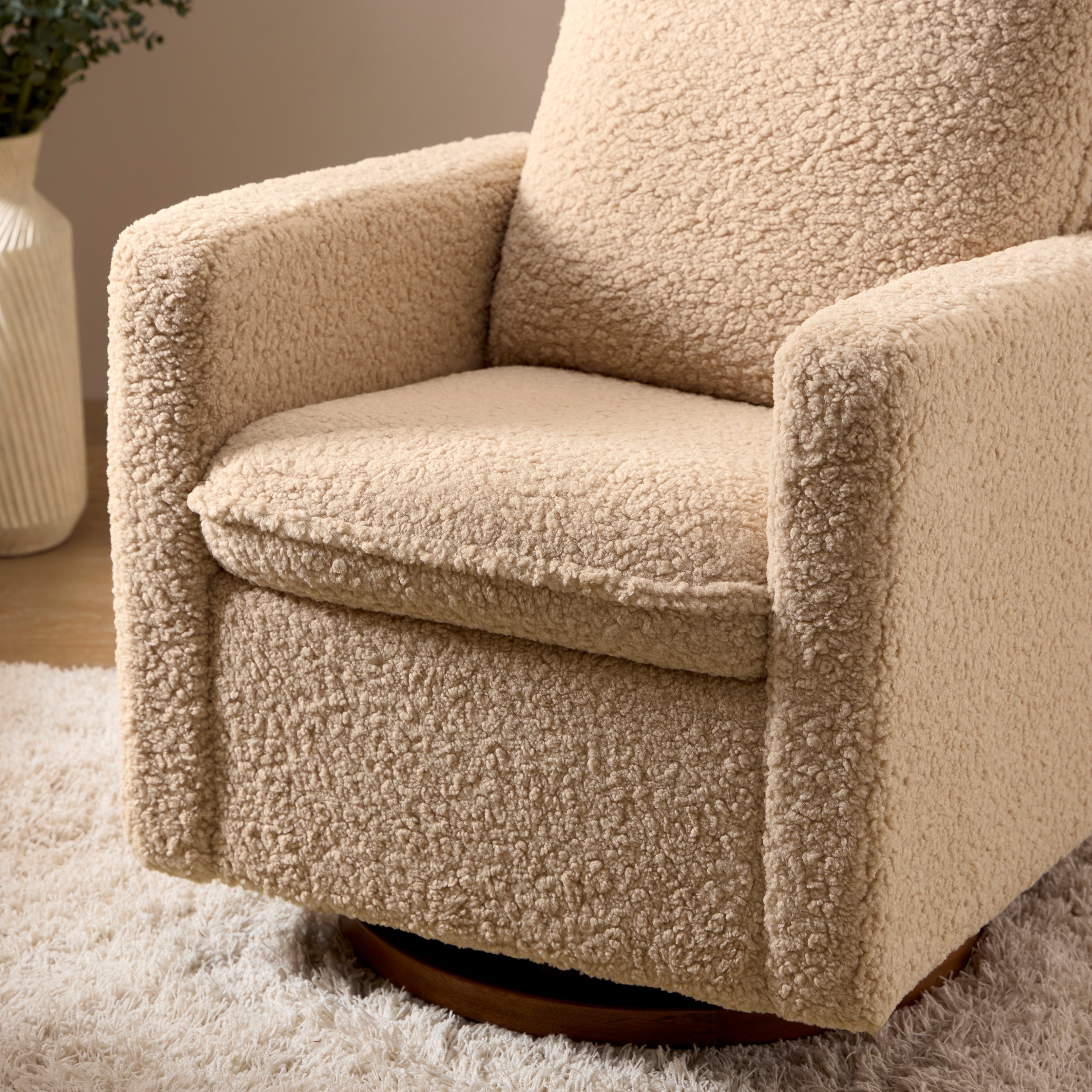 Cali Pillowback Swivel Glider - Tots to Teens Furniture