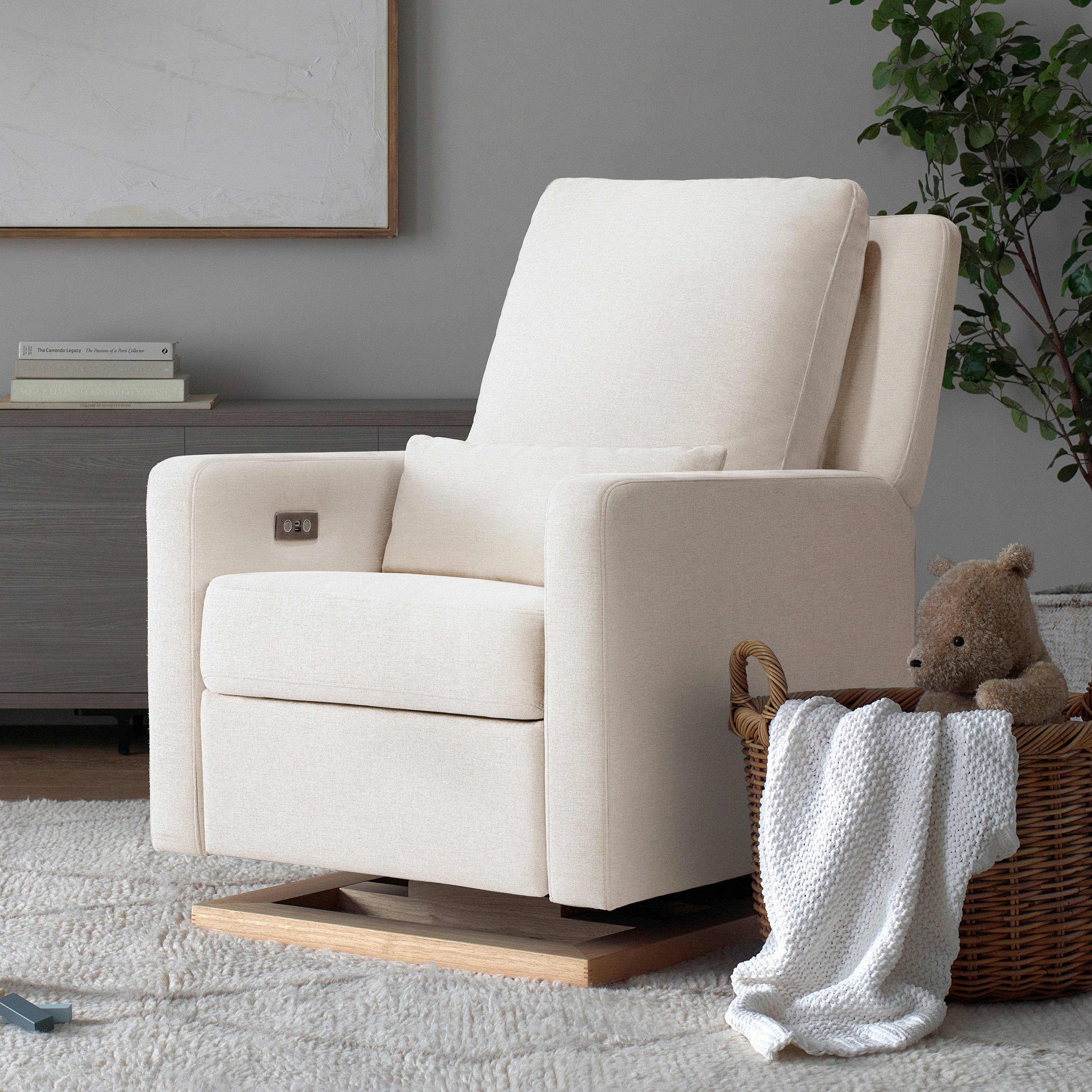 Sigi Power Swivel Glider Recliner - Tots to Teens Furniture