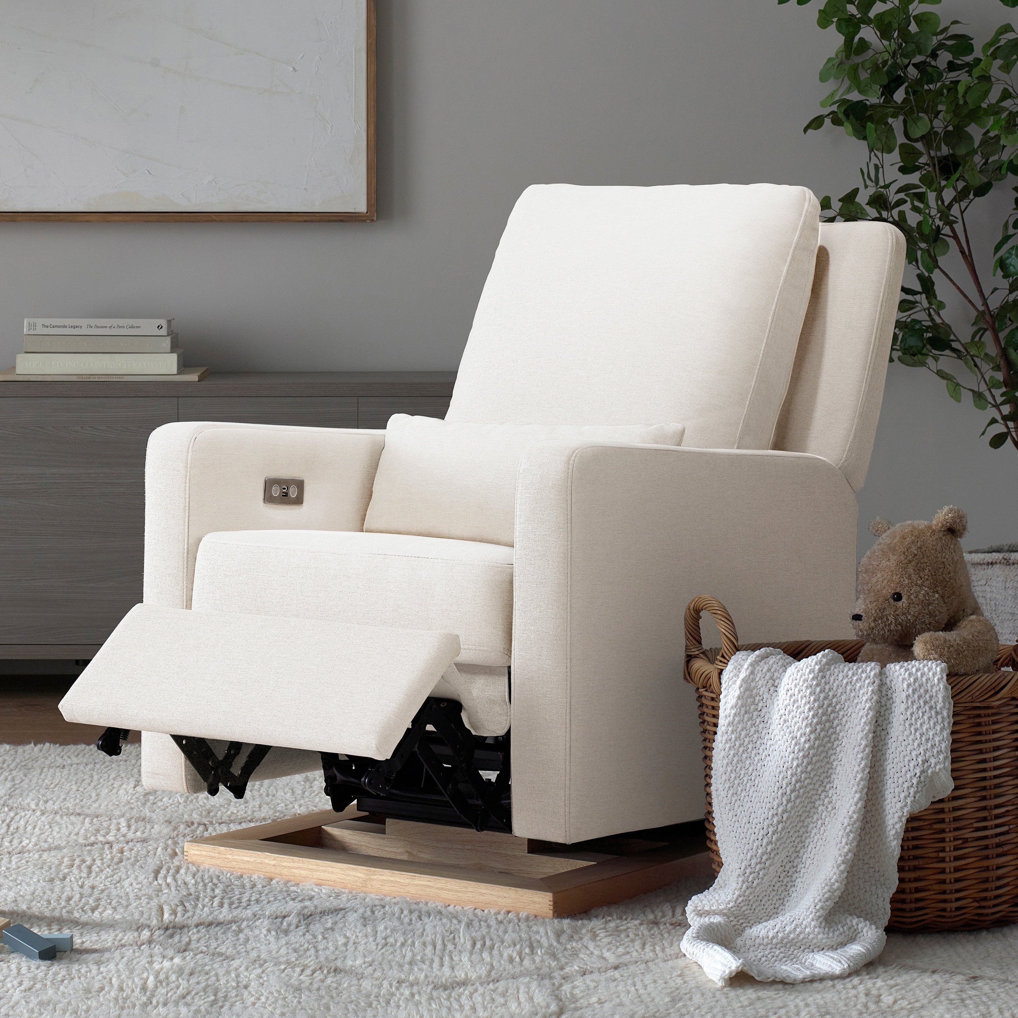 Sigi Power Swivel Glider Recliner - Tots to Teens Furniture
