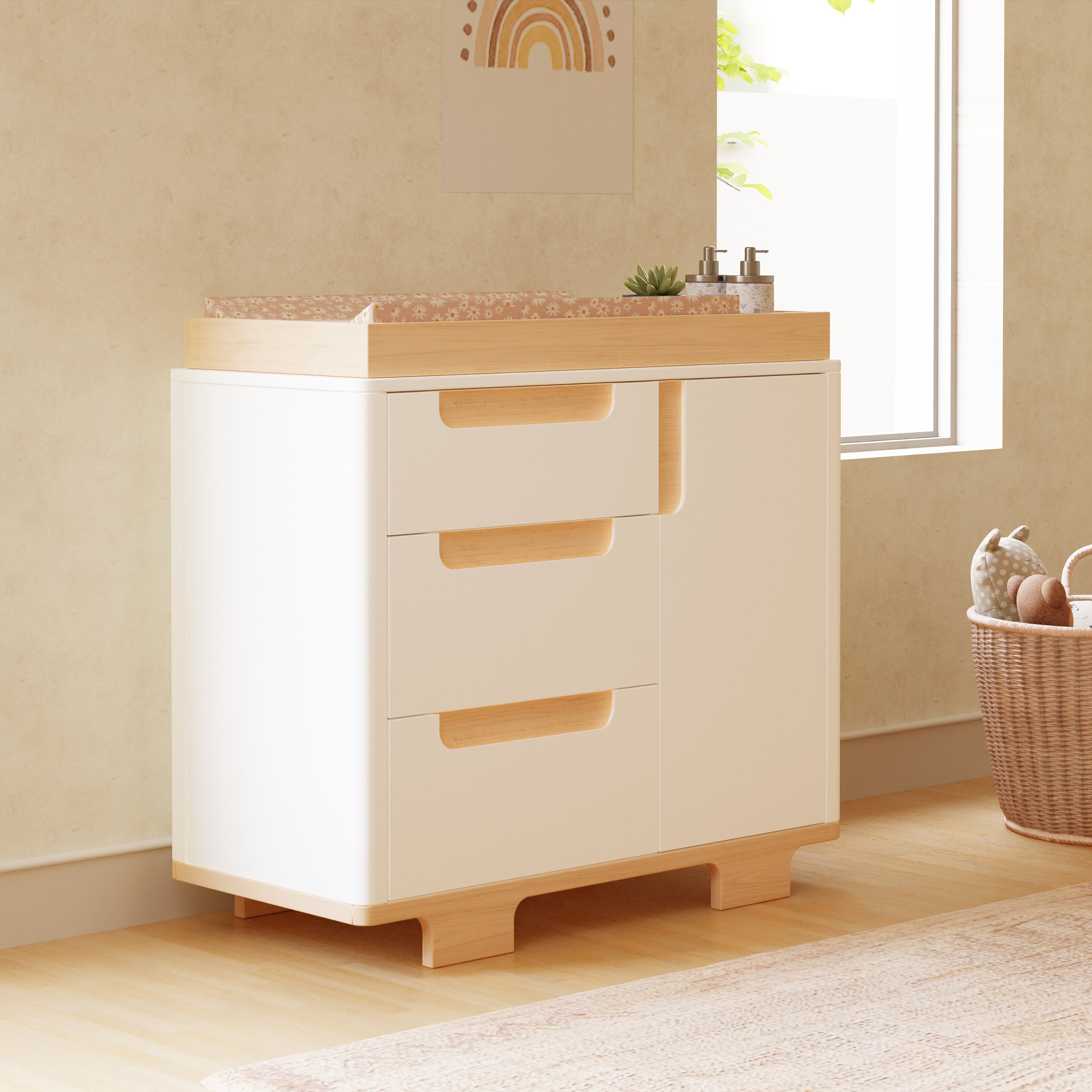 Yuzu 3 Drawer Changer Dresser - Tots to Teens Furniture