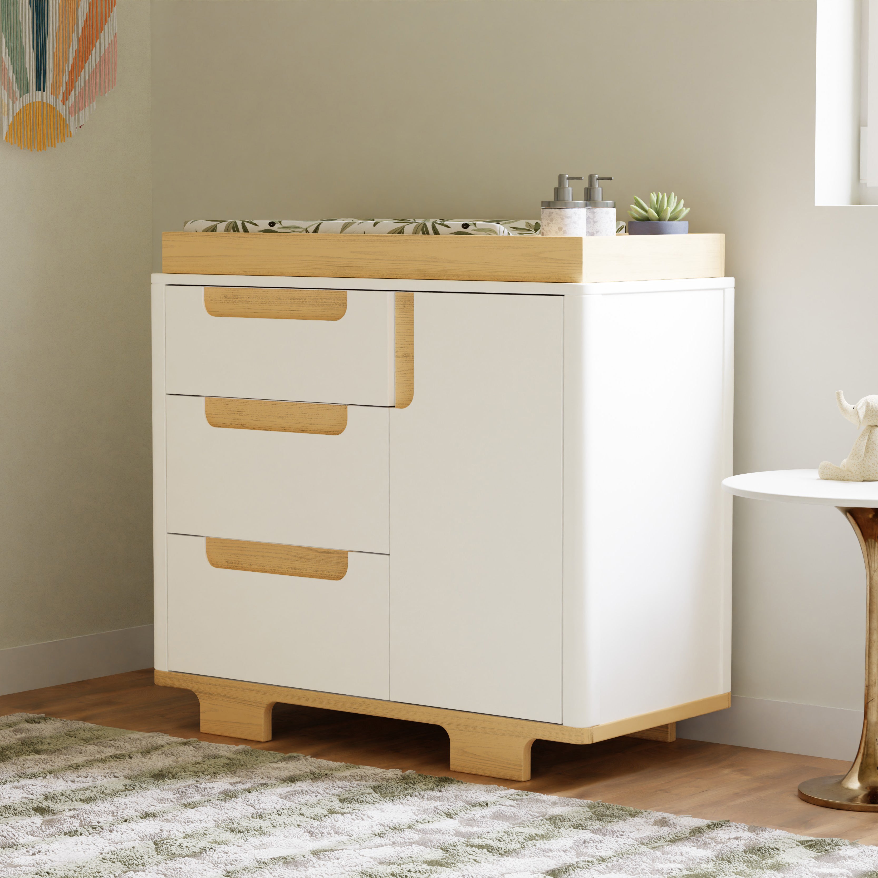 Yuzu 3 Drawer Changer Dresser - Tots to Teens Furniture