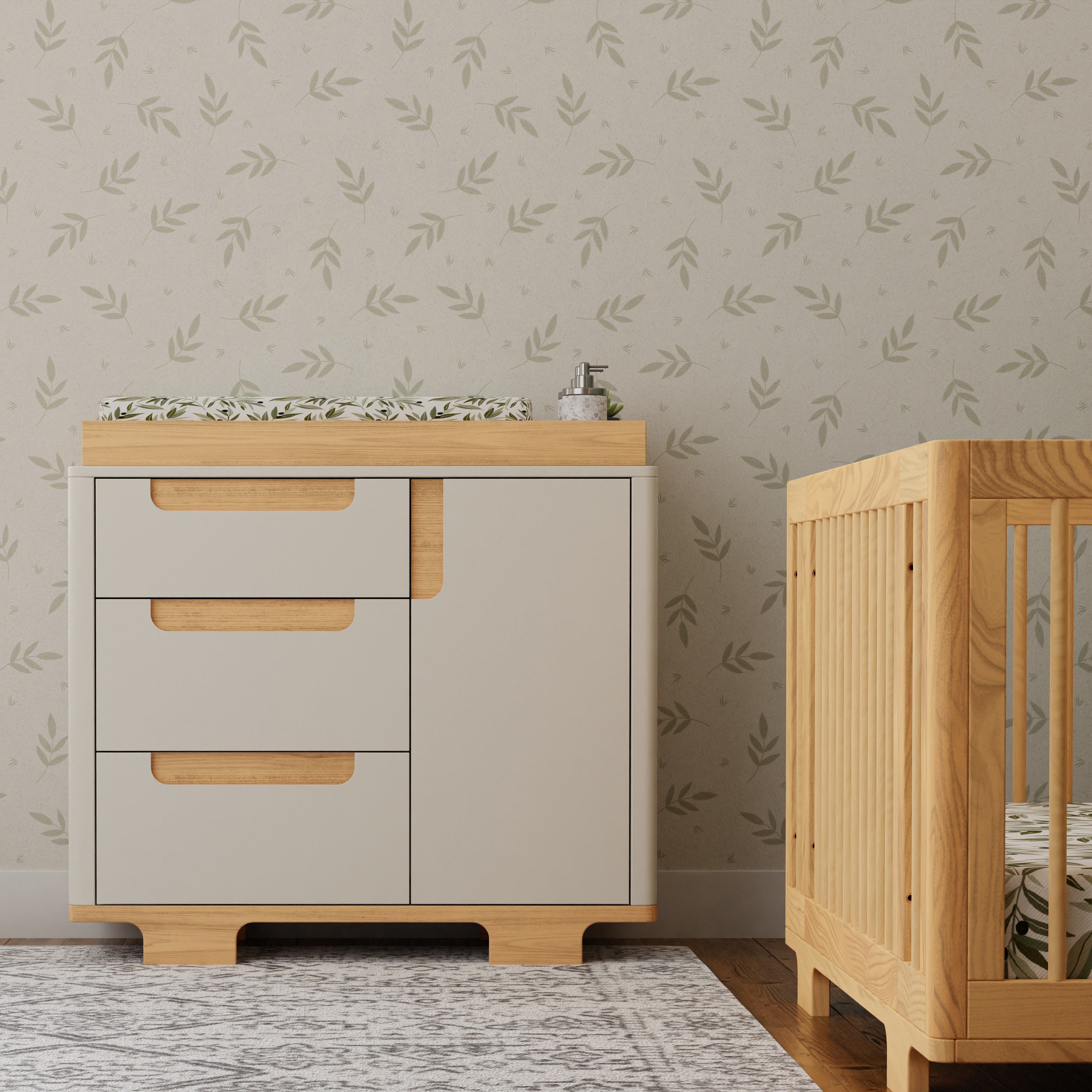 Yuzu 3 Drawer Changer Dresser - Tots to Teens Furniture