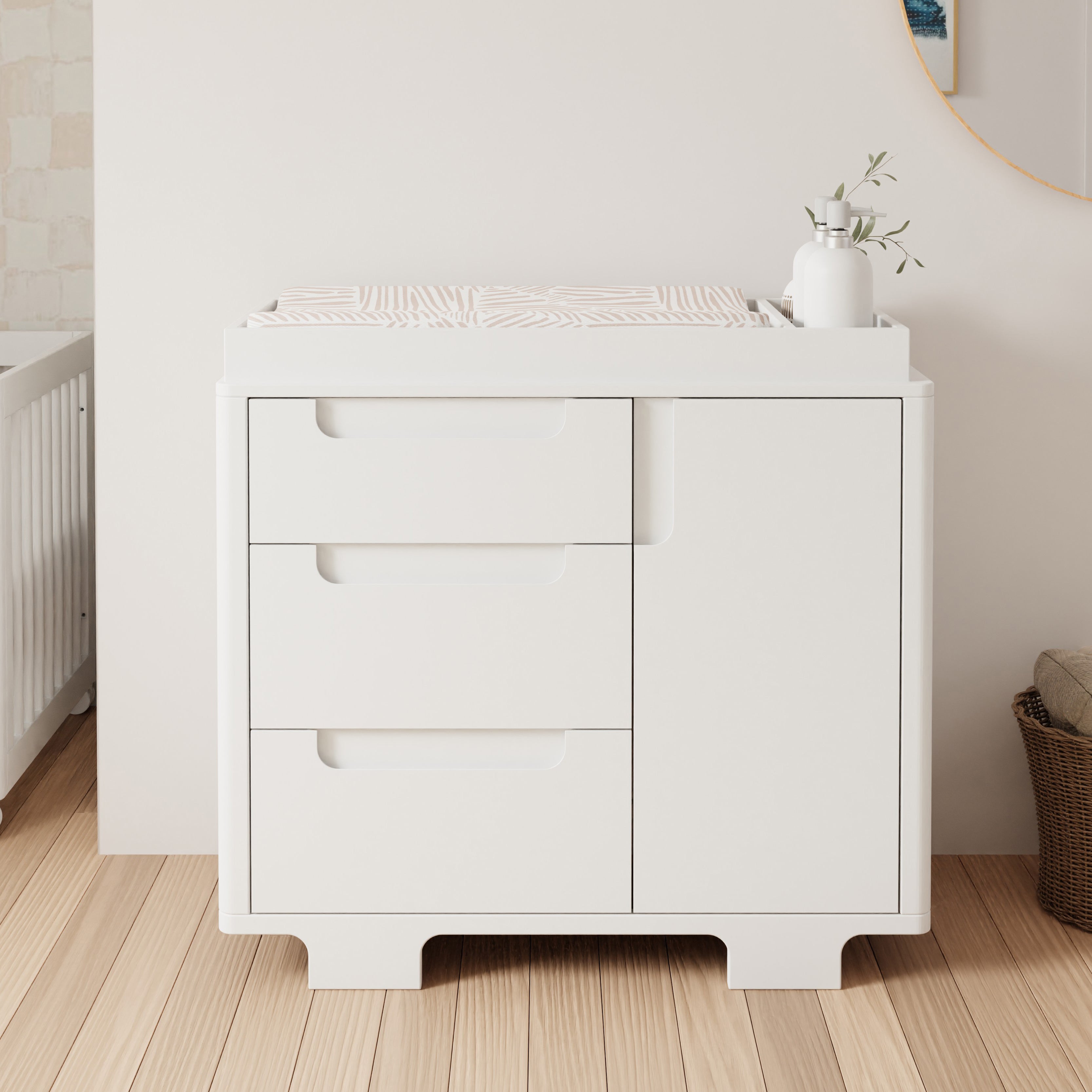 Yuzu 3 Drawer Changer Dresser - Tots to Teens Furniture