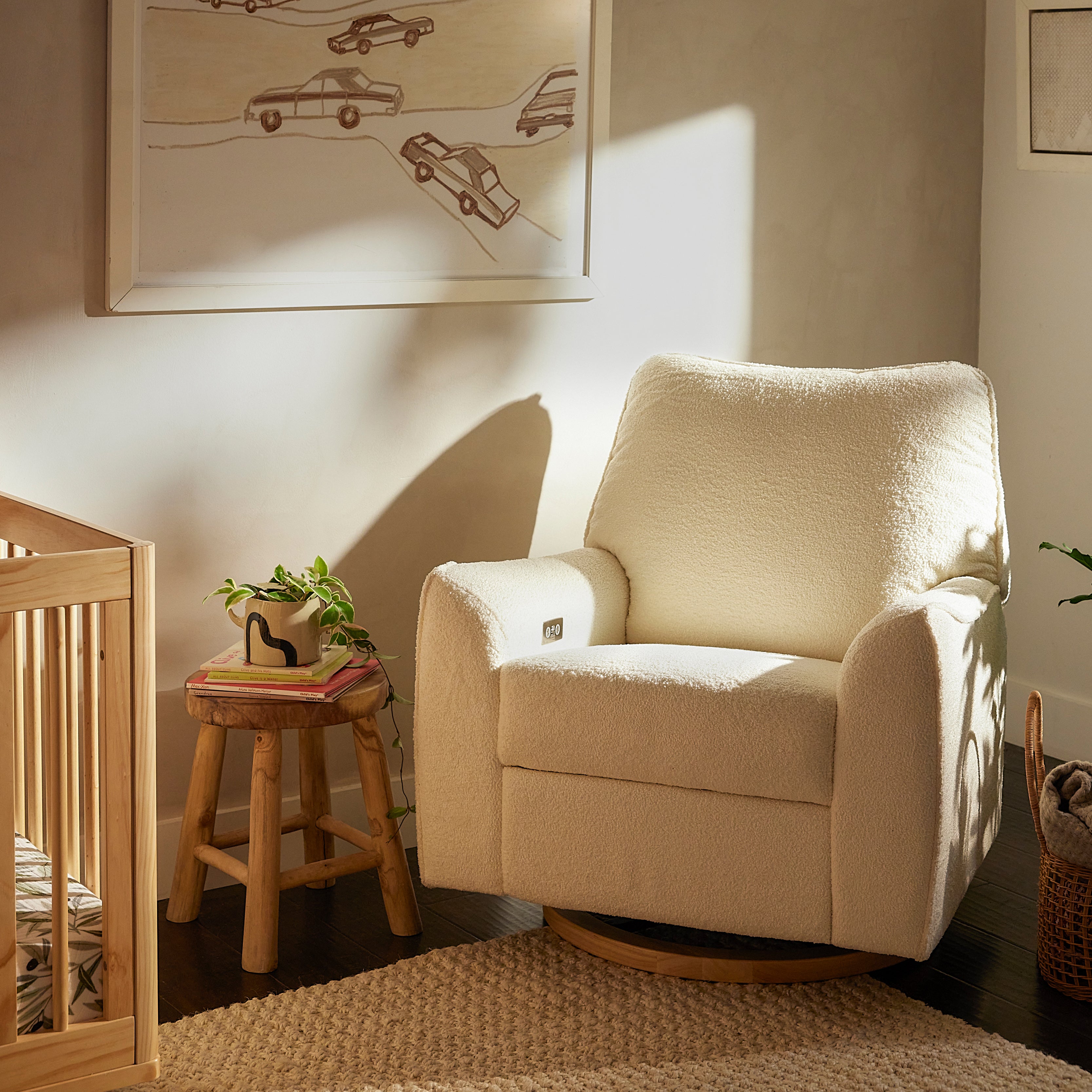 Sunday Power Recliner and Swivel Glider - Tots to Teens Furniture
