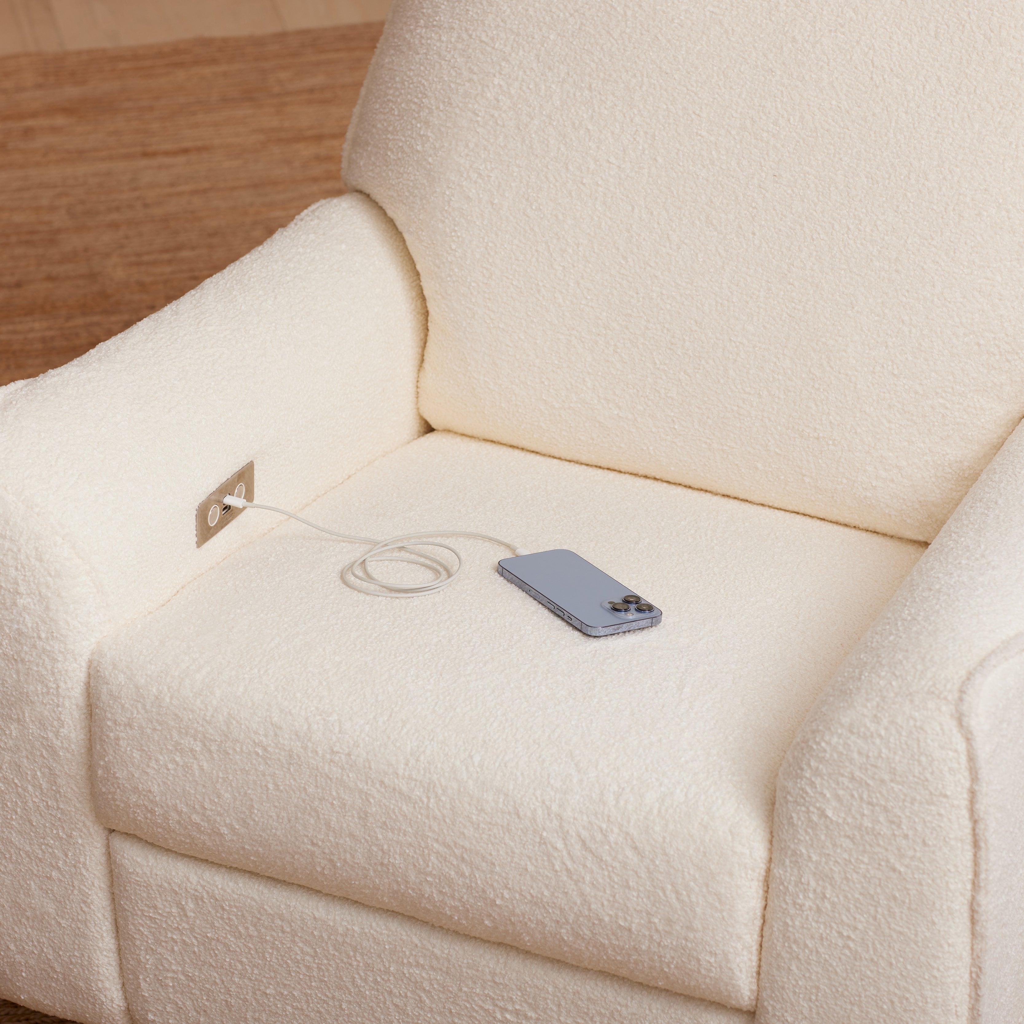 Sunday Power Recliner and Swivel Glider - Tots to Teens Furniture