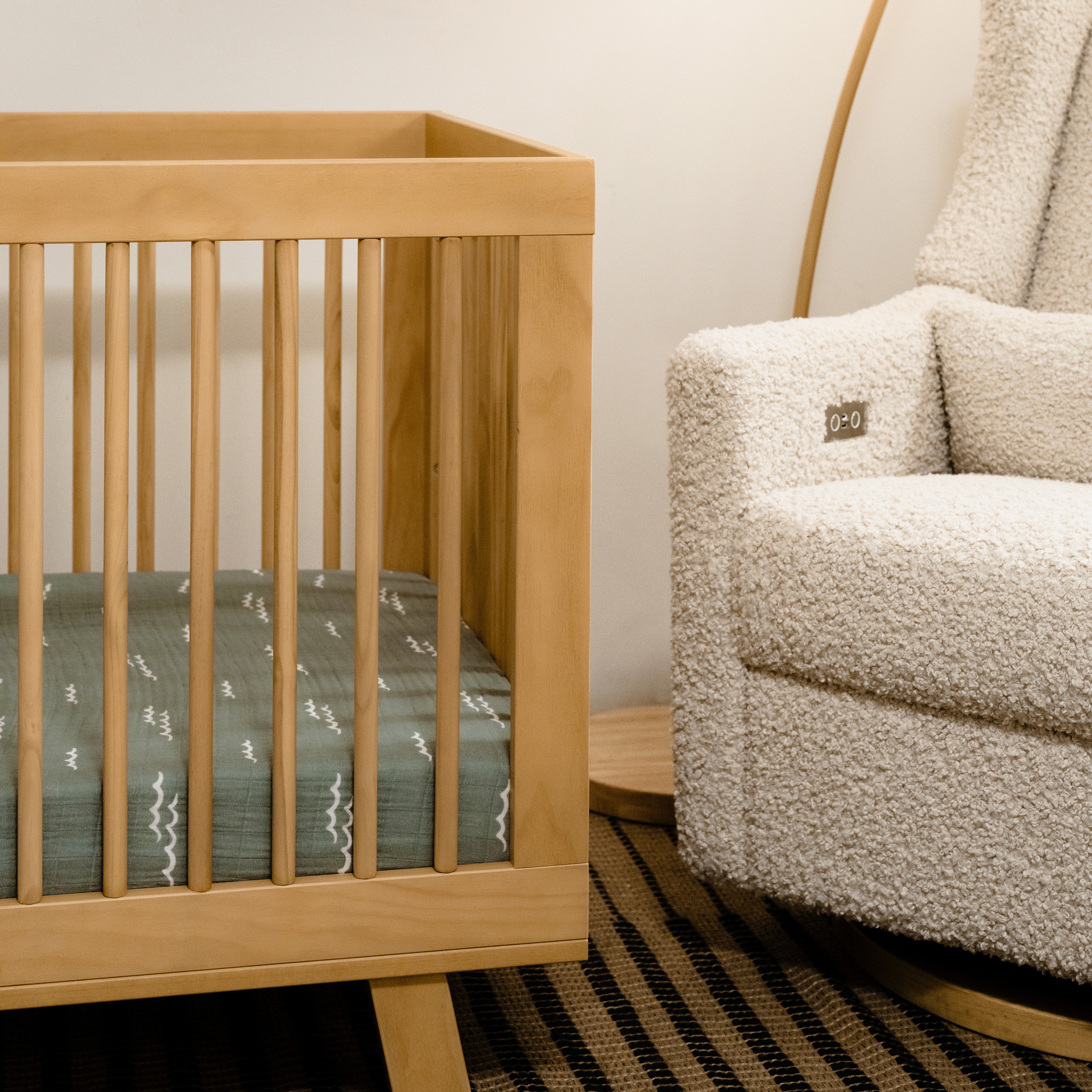 Hudson 3 in 1 Convertible Crib with Toddler Bed Conversion Kit - Tots to Teens Furniture