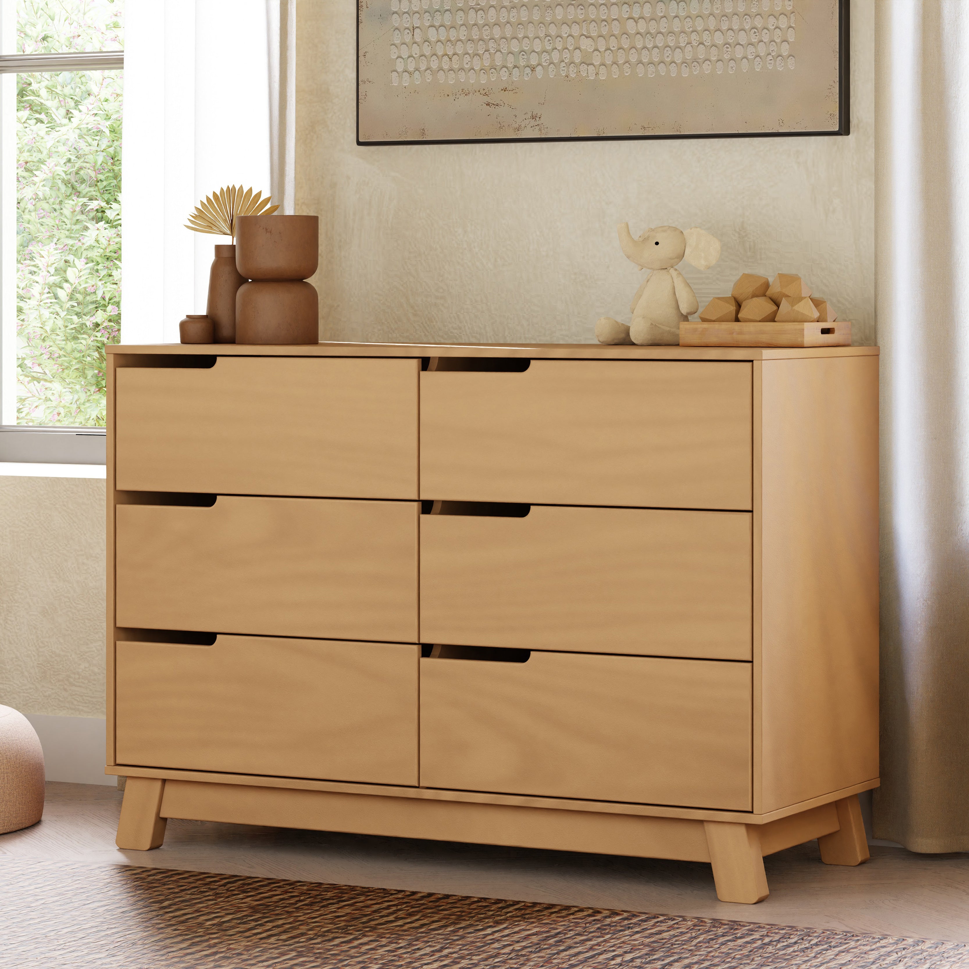 Hudson 6 Drawer Double Dresser - Tots to Teens Furniture