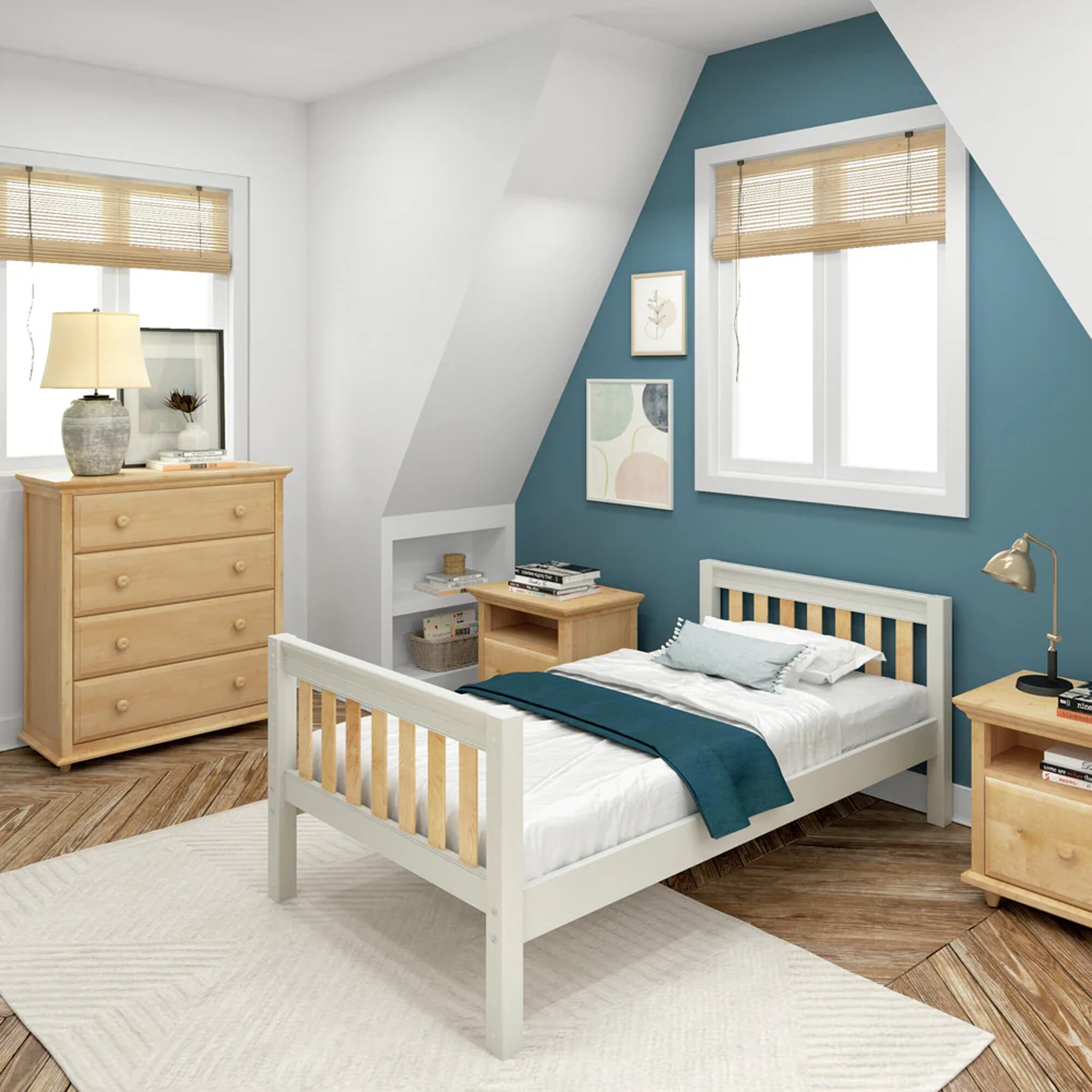 Low Basic Bed - Tots to Teens Furniture