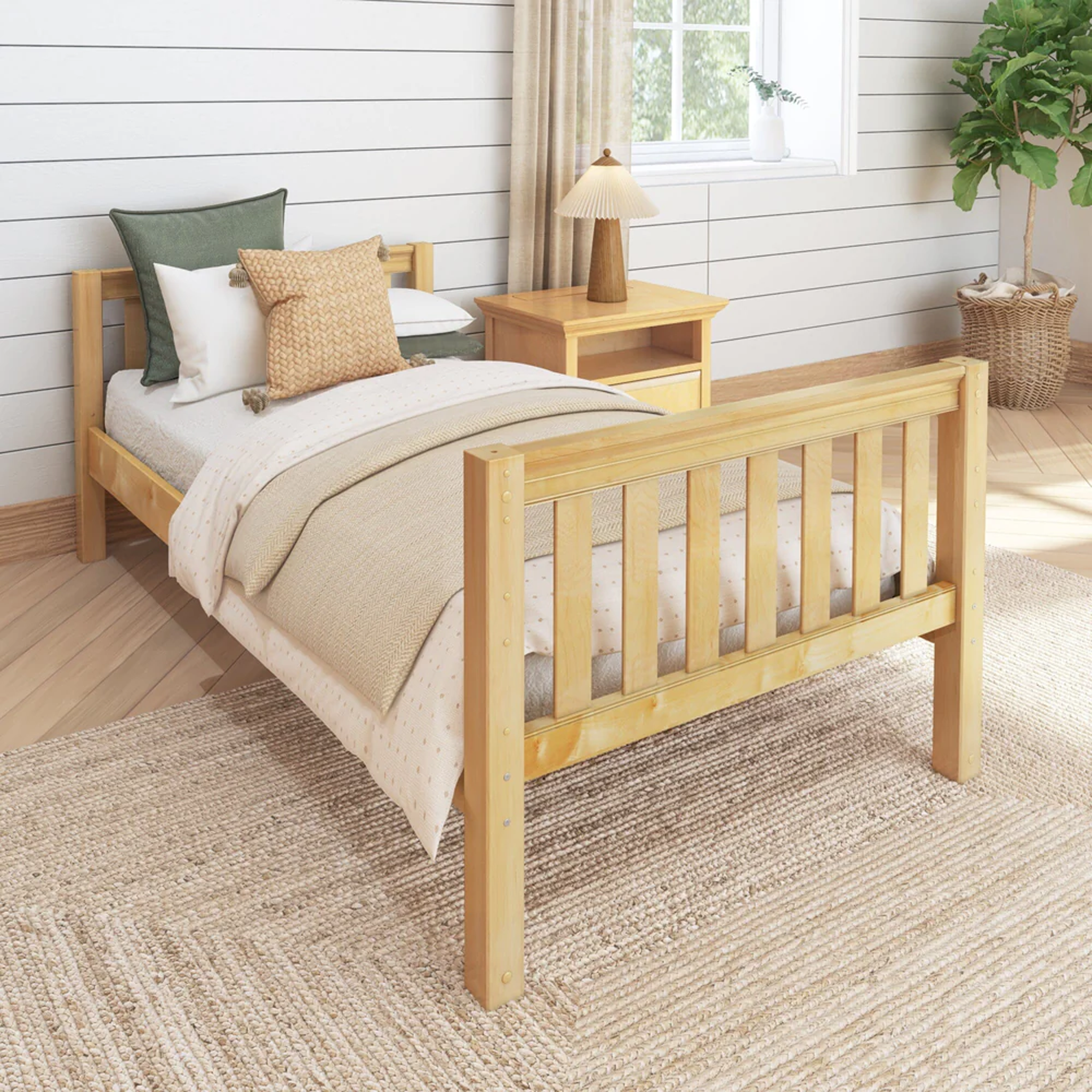 Low Basic Bed - Tots to Teens Furniture