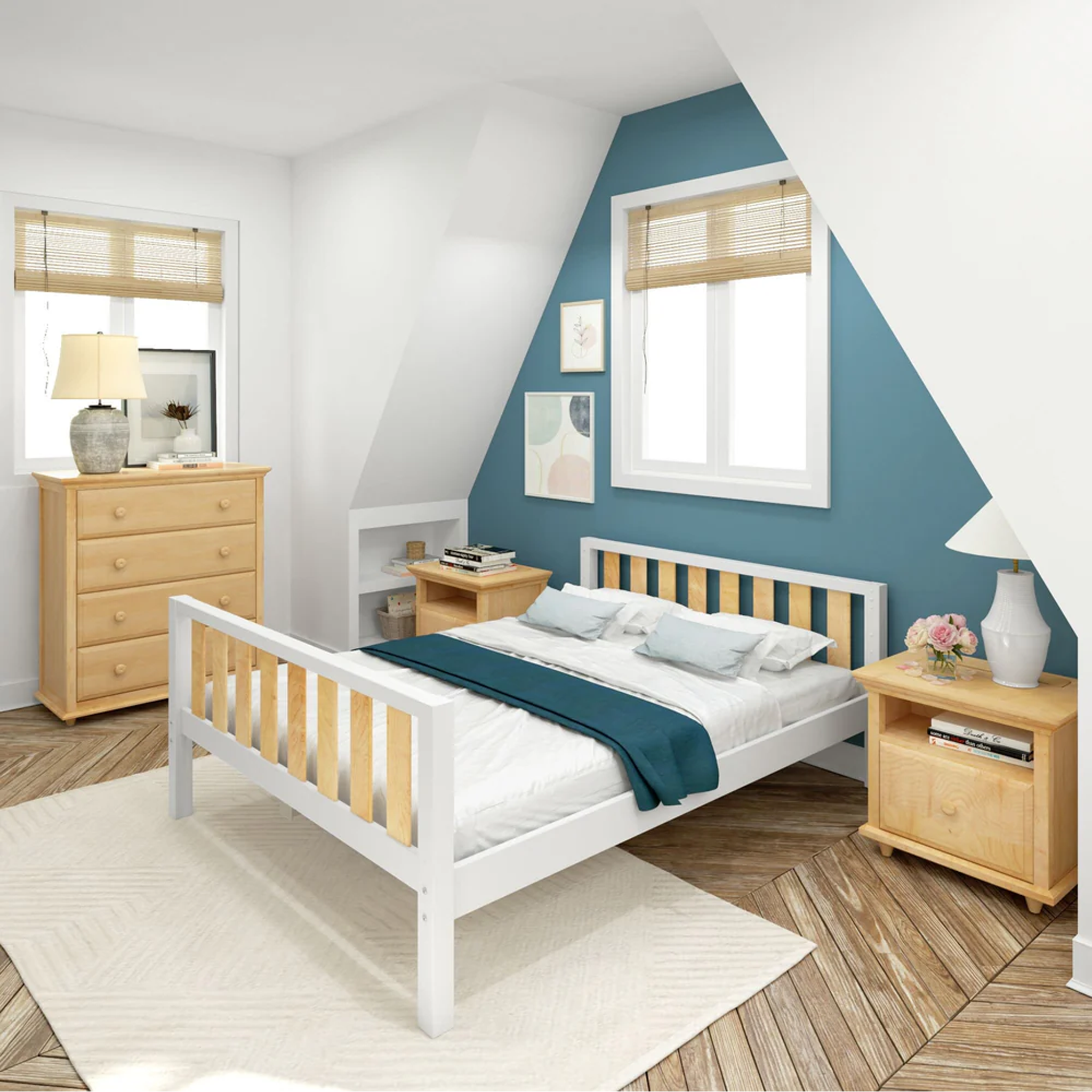 Low Basic Bed - Tots to Teens Furniture