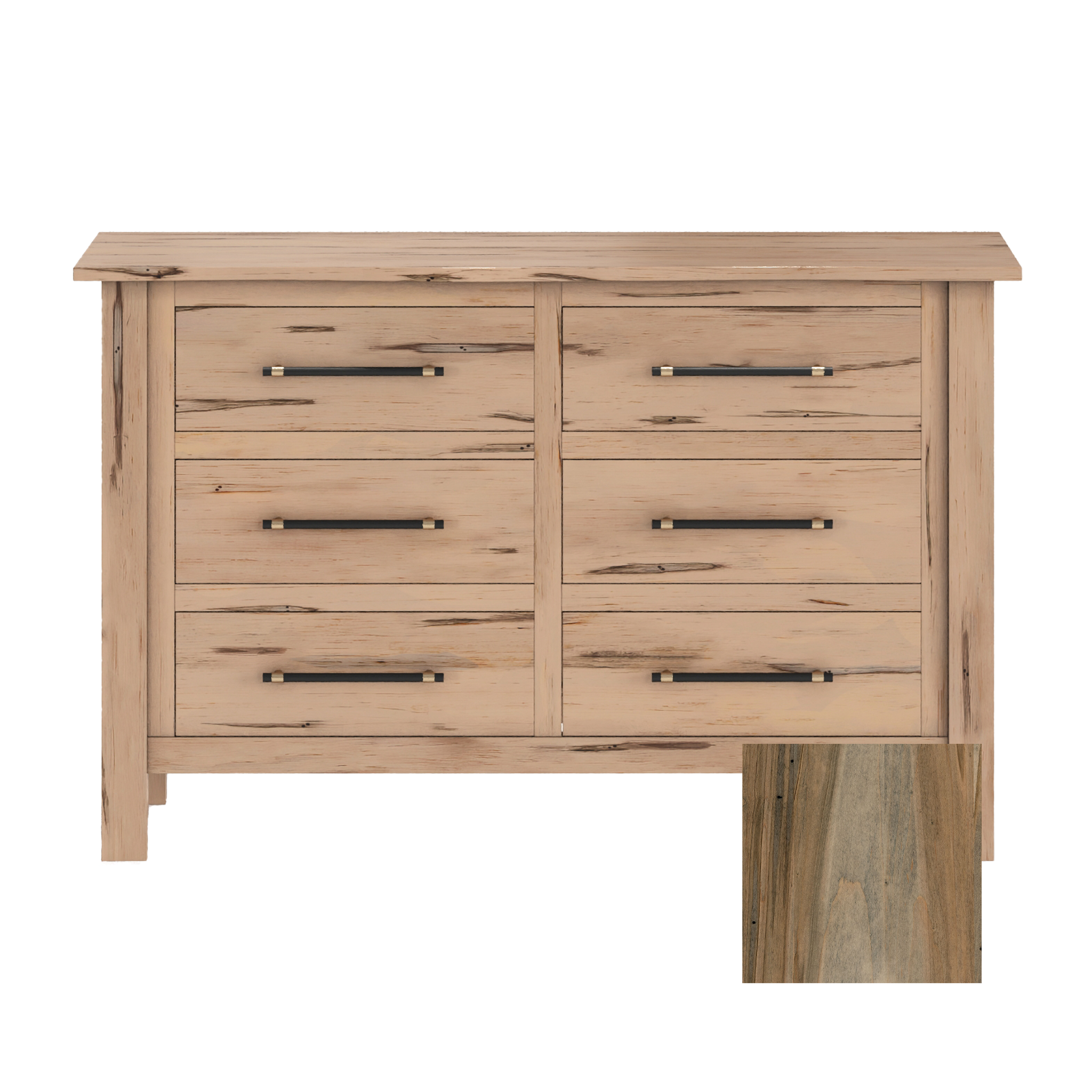 Tiegen 6 Drawer Dresser - Tots to Teens Furniture