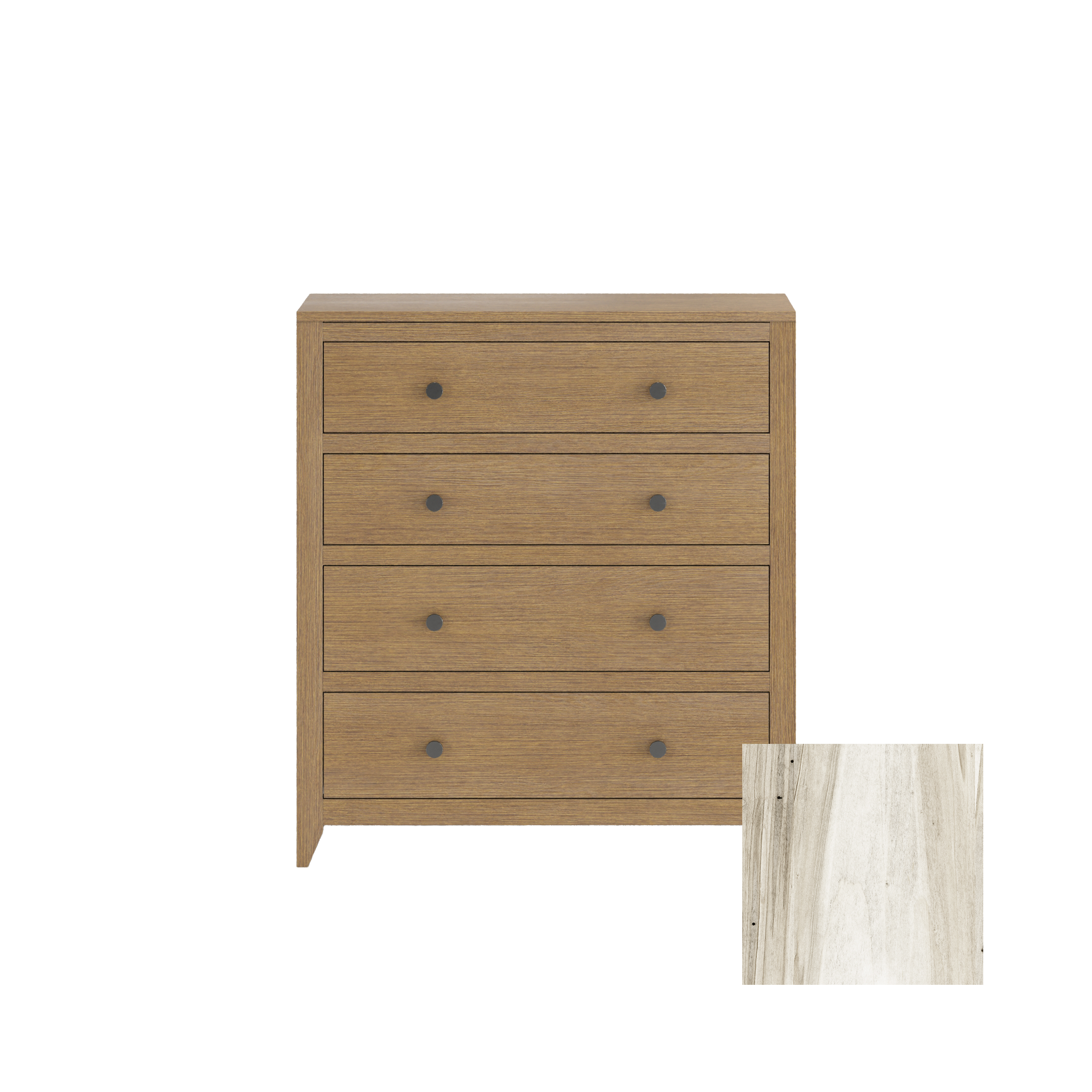 Mira 4 Drawer Tall Chest - Tots to Teens Furniture