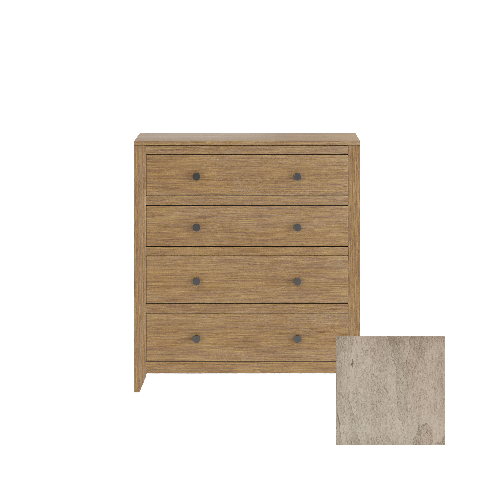 Mira 4 Drawer Tall Chest - Tots to Teens Furniture