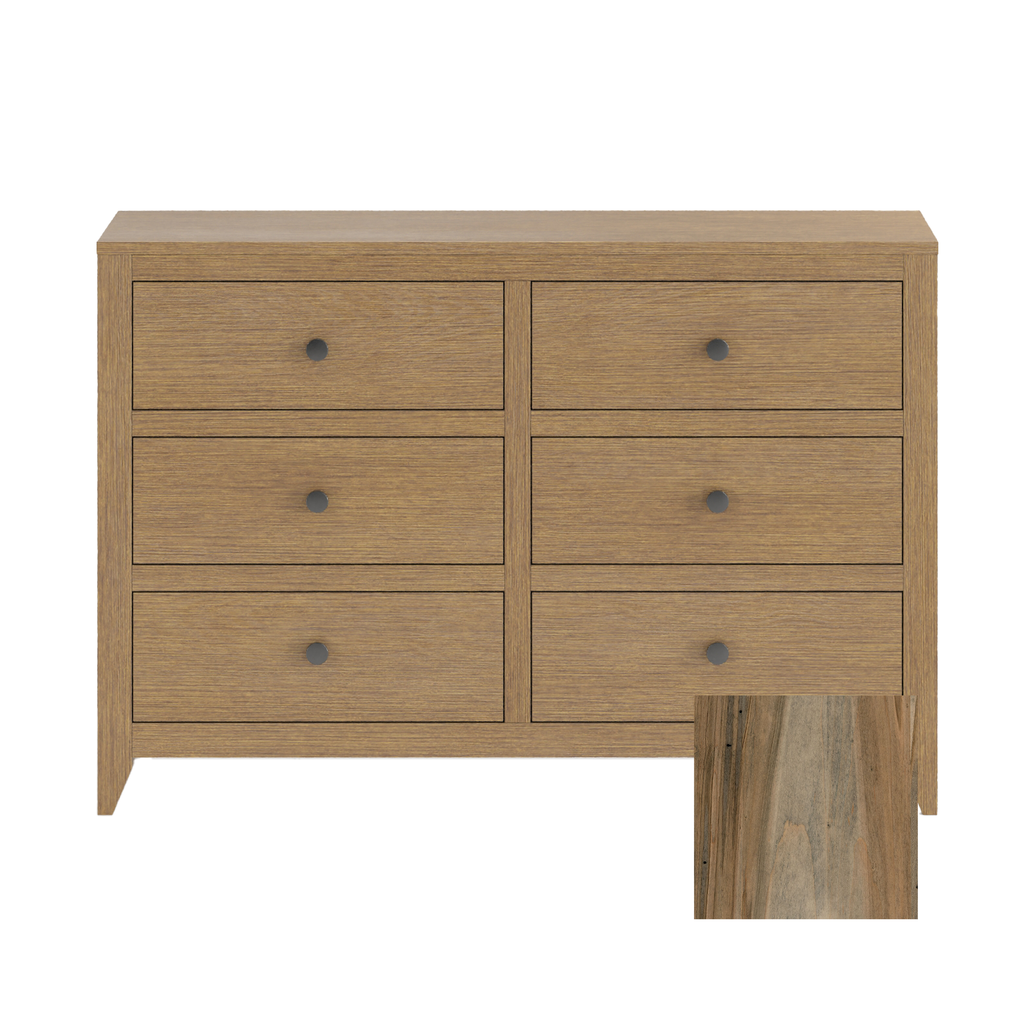 Mira 6 Drawer Dresser - Tots to Teens Furniture