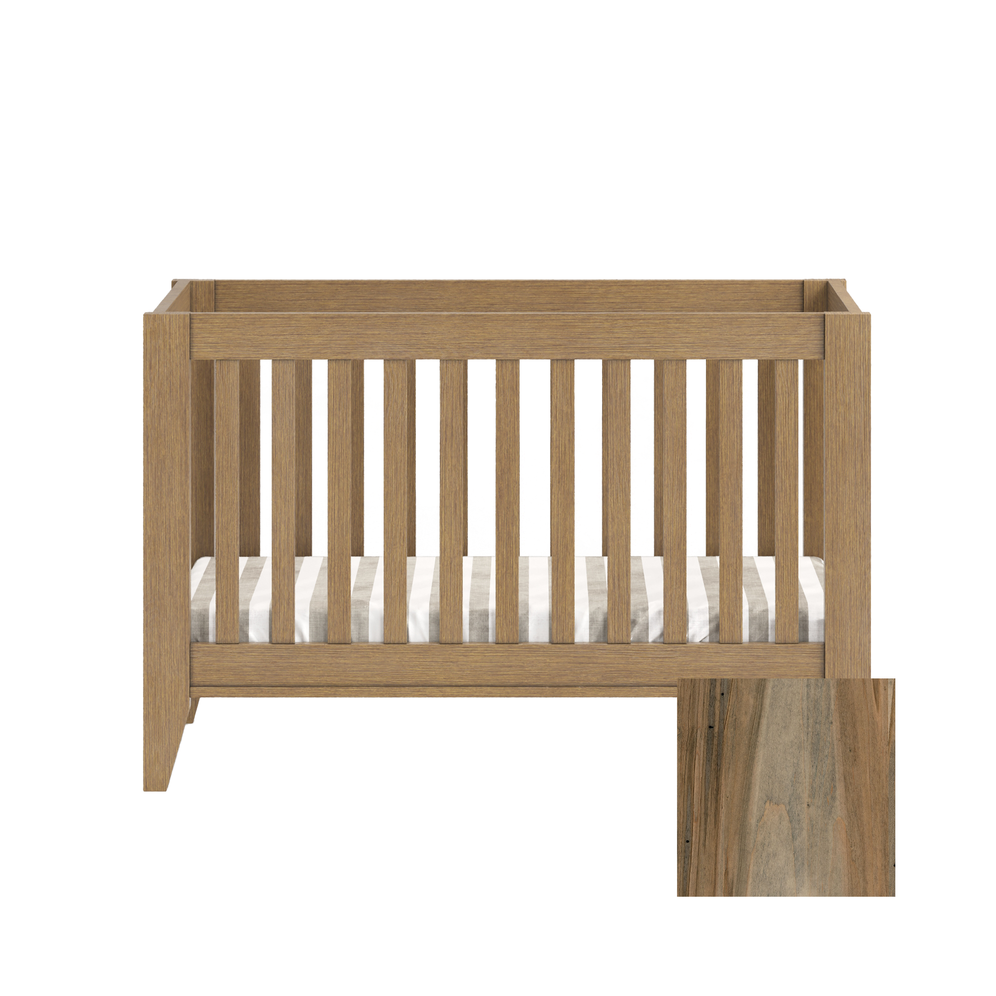 Mira 4-in-1 Convertible Traditional Crib - Tots to Teens Furniture