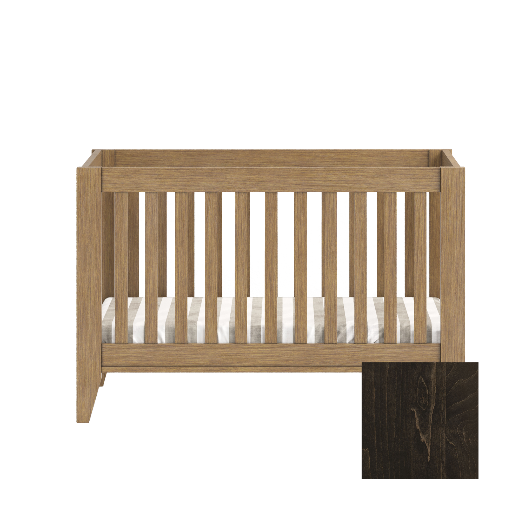 Mira 4-in-1 Convertible Traditional Crib - Tots to Teens Furniture