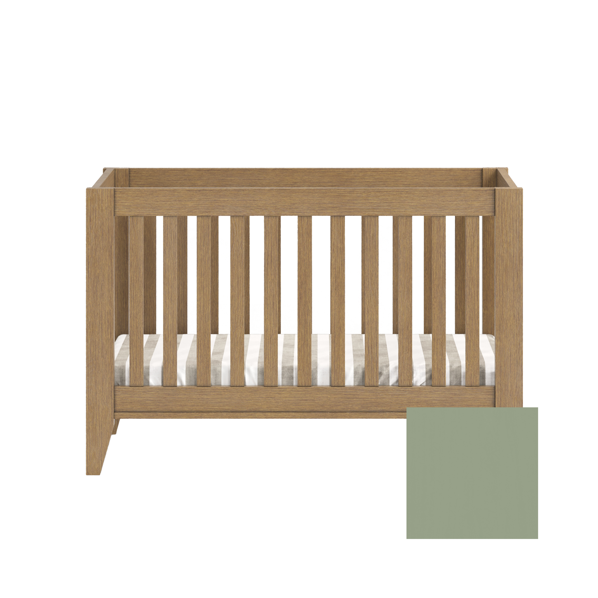 Mira 4-in-1 Convertible Traditional Crib - Tots to Teens Furniture