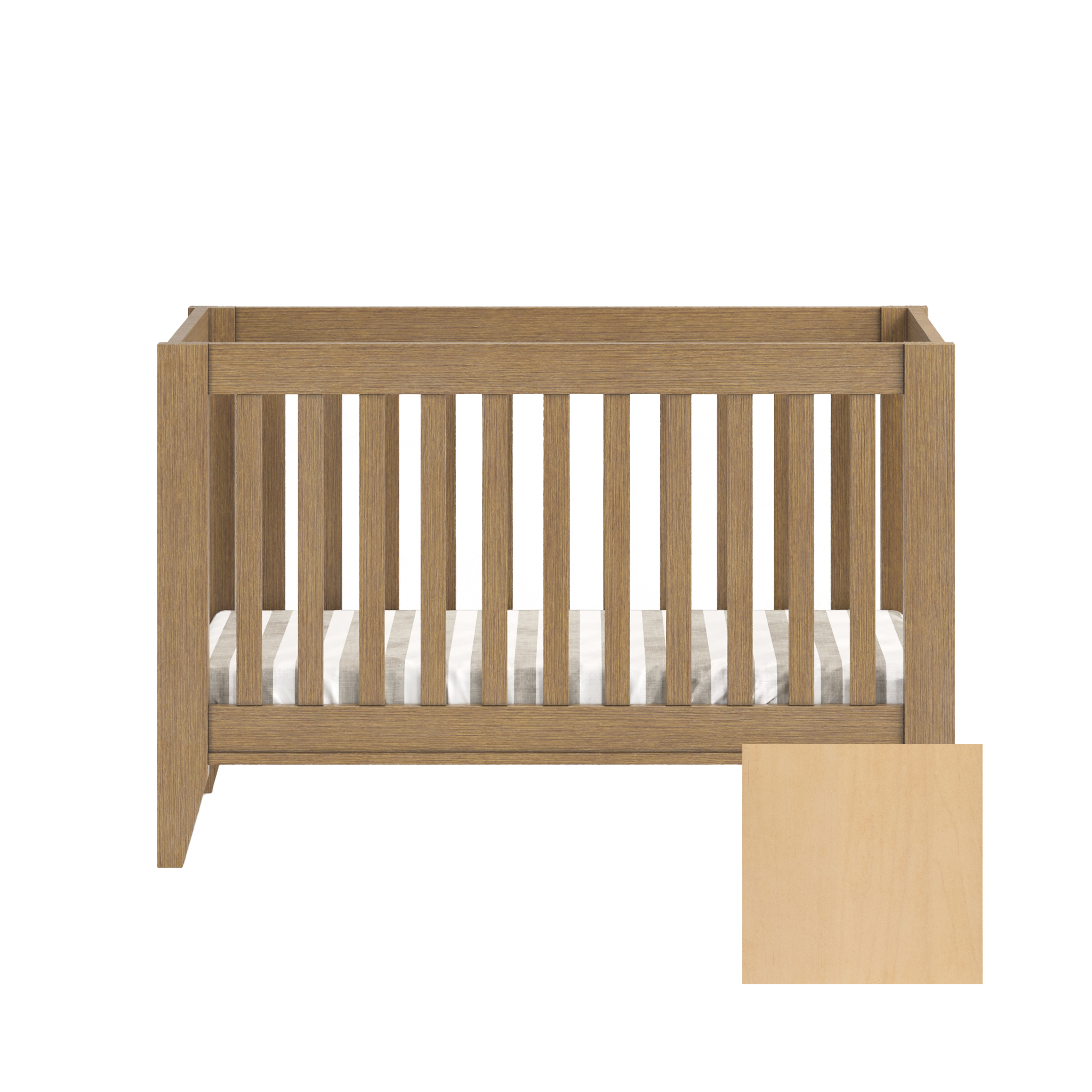 Mira 4-in-1 Convertible Traditional Crib - Tots to Teens Furniture