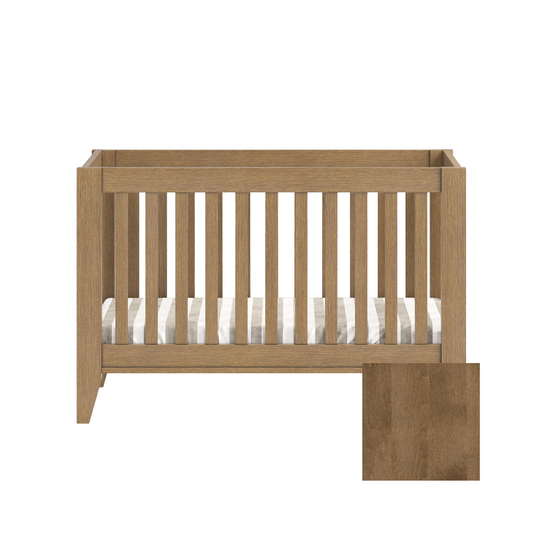 Mira 4-in-1 Convertible Traditional Crib - Tots to Teens Furniture