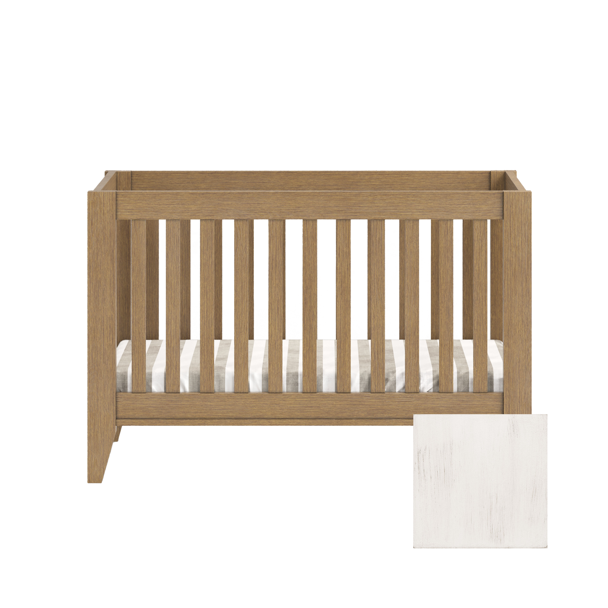Mira 4-in-1 Convertible Traditional Crib - Tots to Teens Furniture