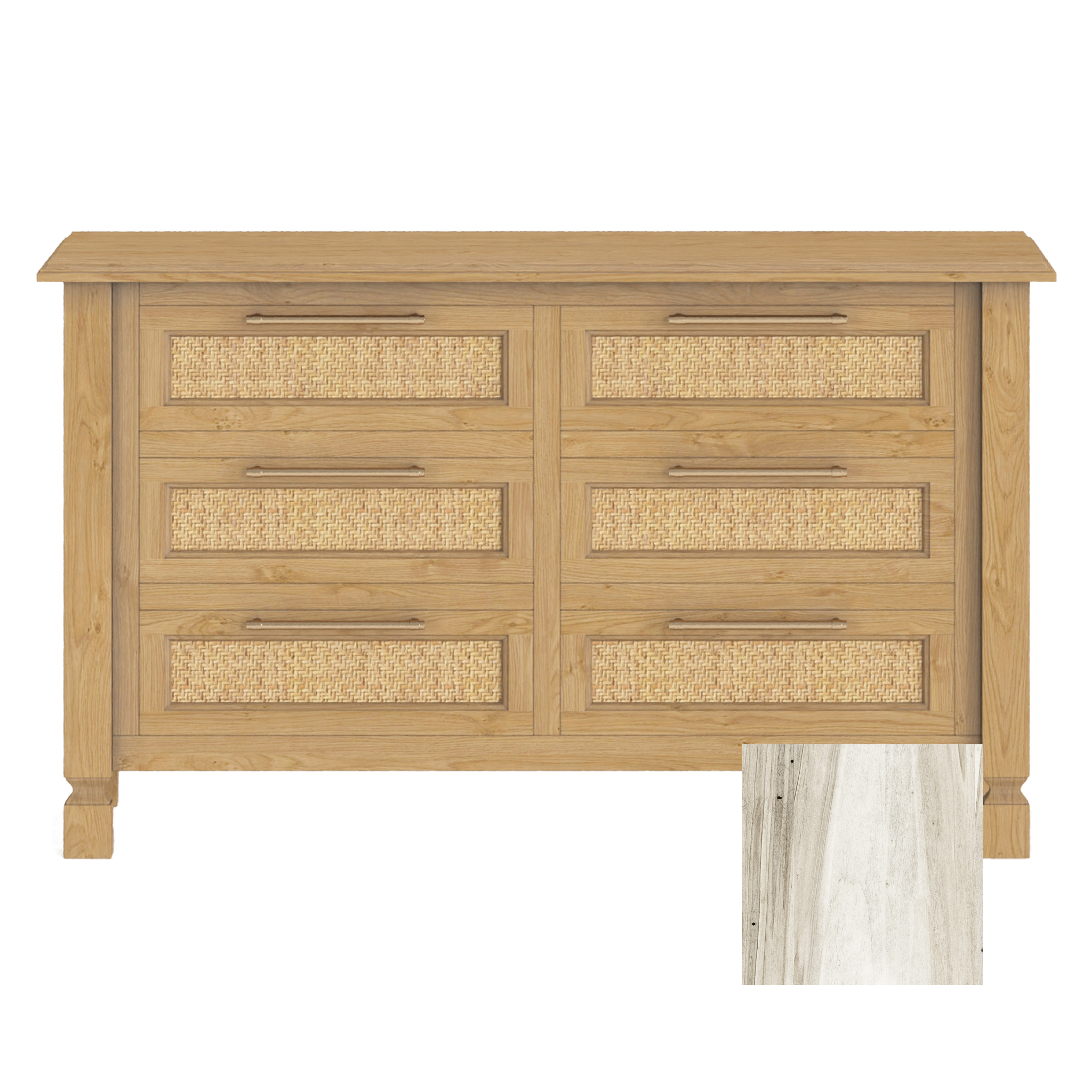 Noelani 6 Drawer Dresser - Tots to Teens Furniture