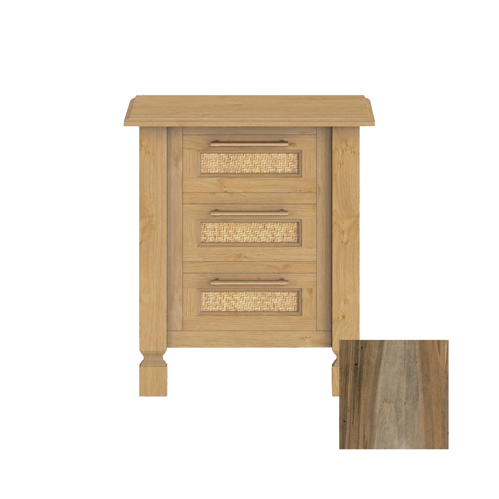 Noelani 3 Drawer Nightstand - Tots to Teens Furniture