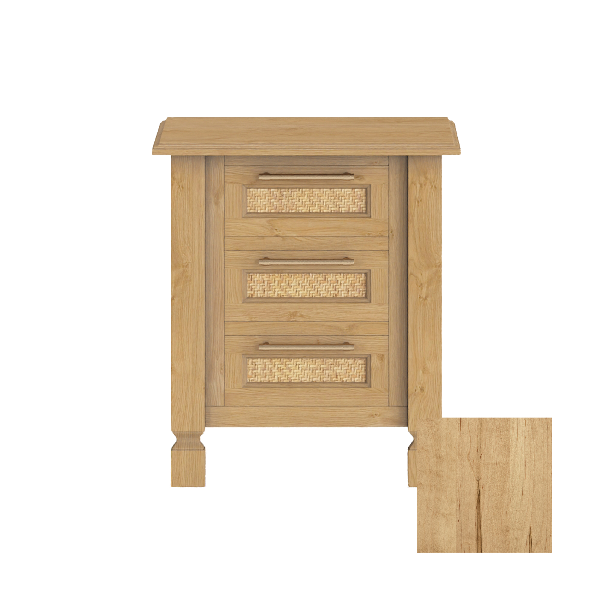 Noelani 3 Drawer Nightstand - Tots to Teens Furniture