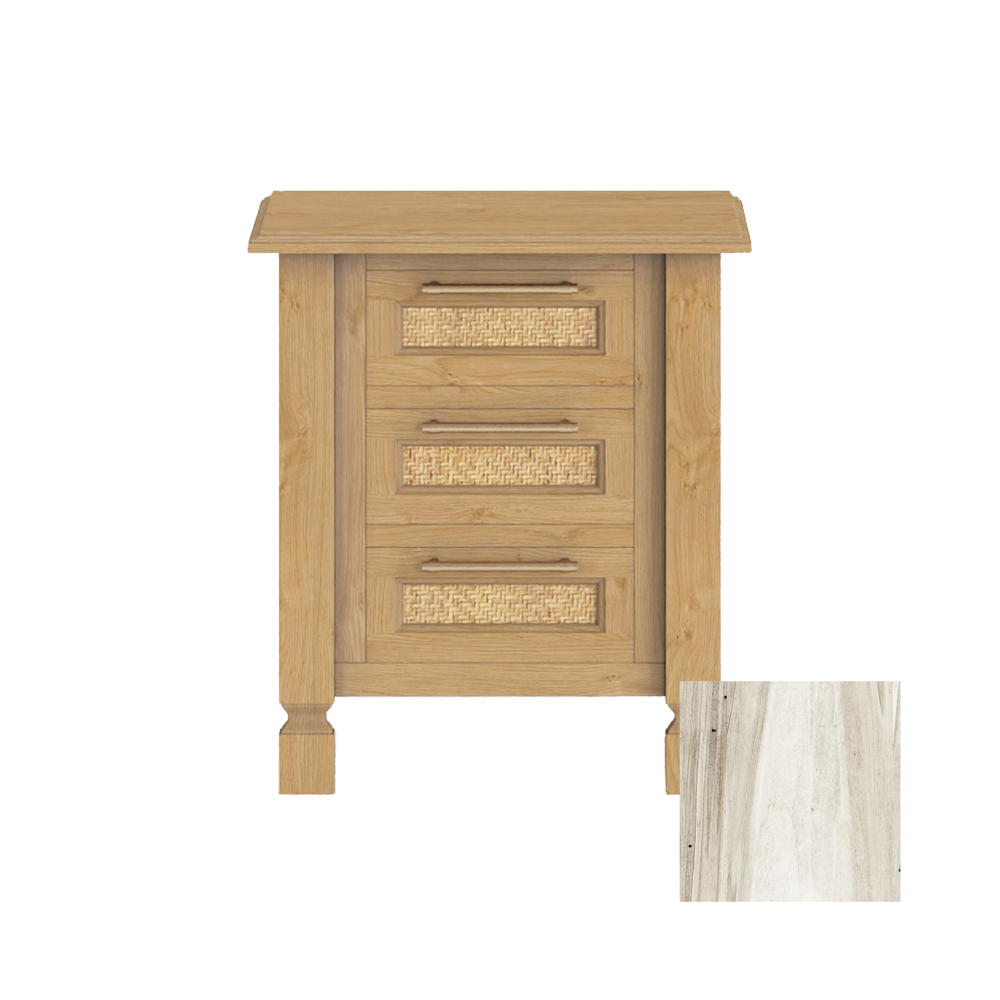 Noelani 3 Drawer Nightstand - Tots to Teens Furniture