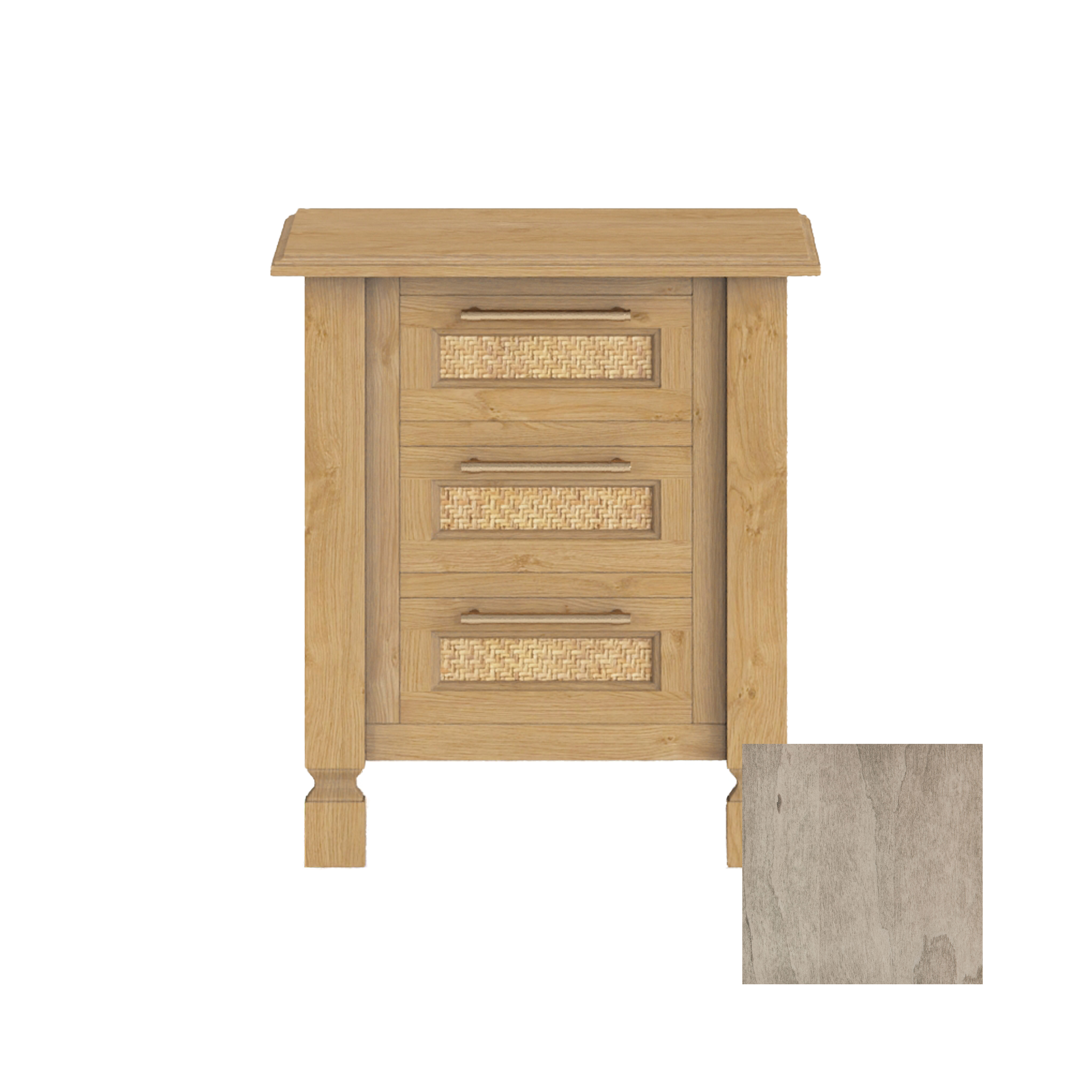 Noelani 3 Drawer Nightstand - Tots to Teens Furniture