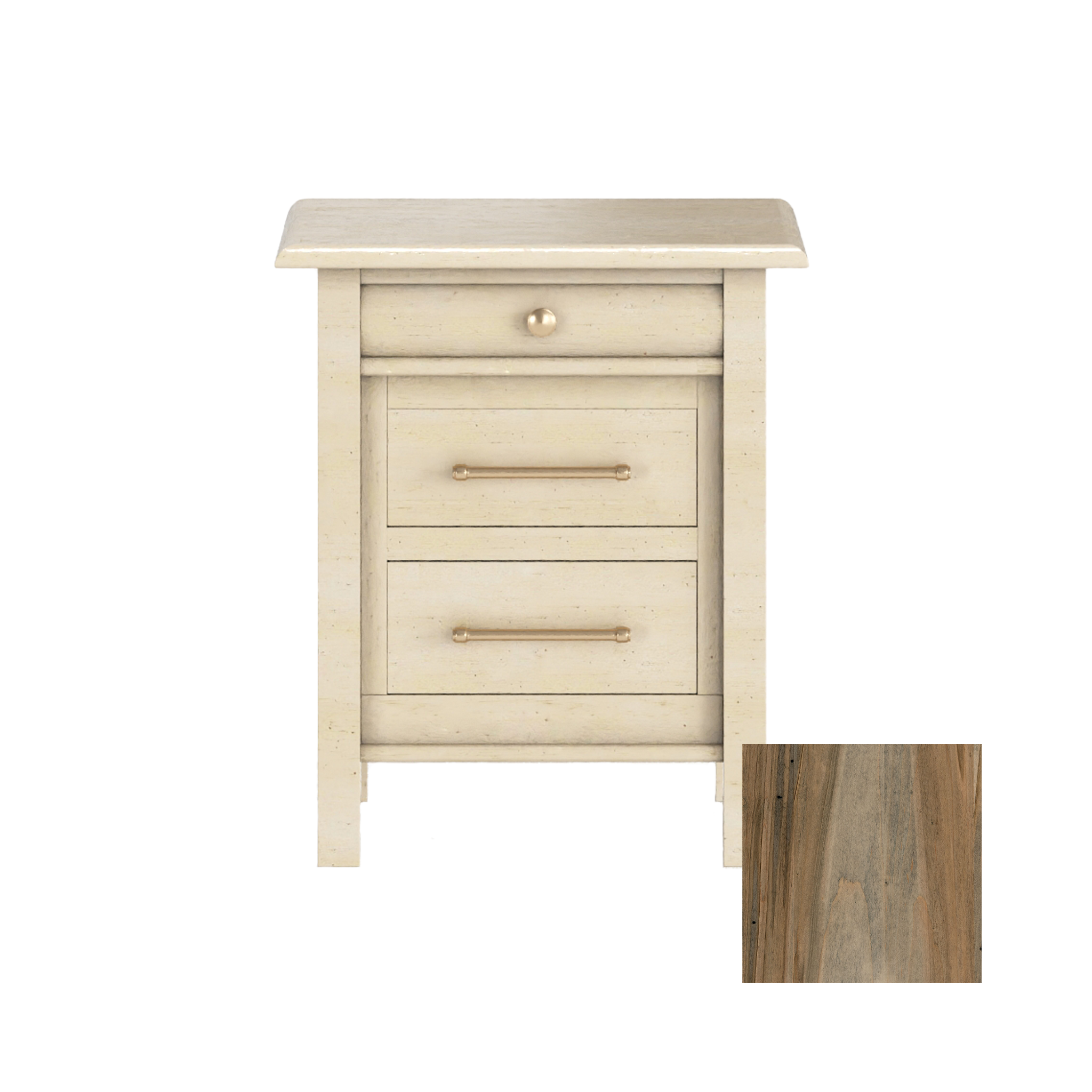 Sage 3 drawer Nightstand - Tots to Teens Furniture