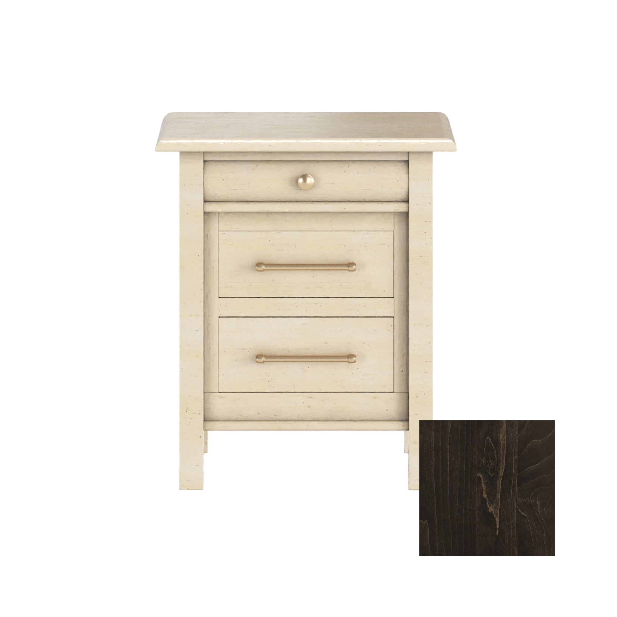 Sage 3 drawer Nightstand - Tots to Teens Furniture