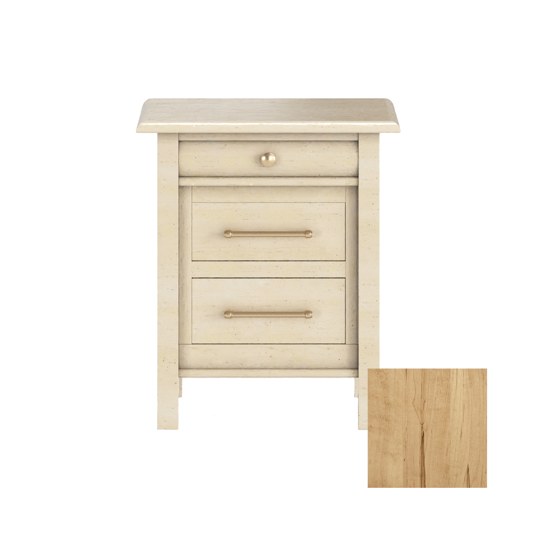 Sage 3 drawer Nightstand - Tots to Teens Furniture