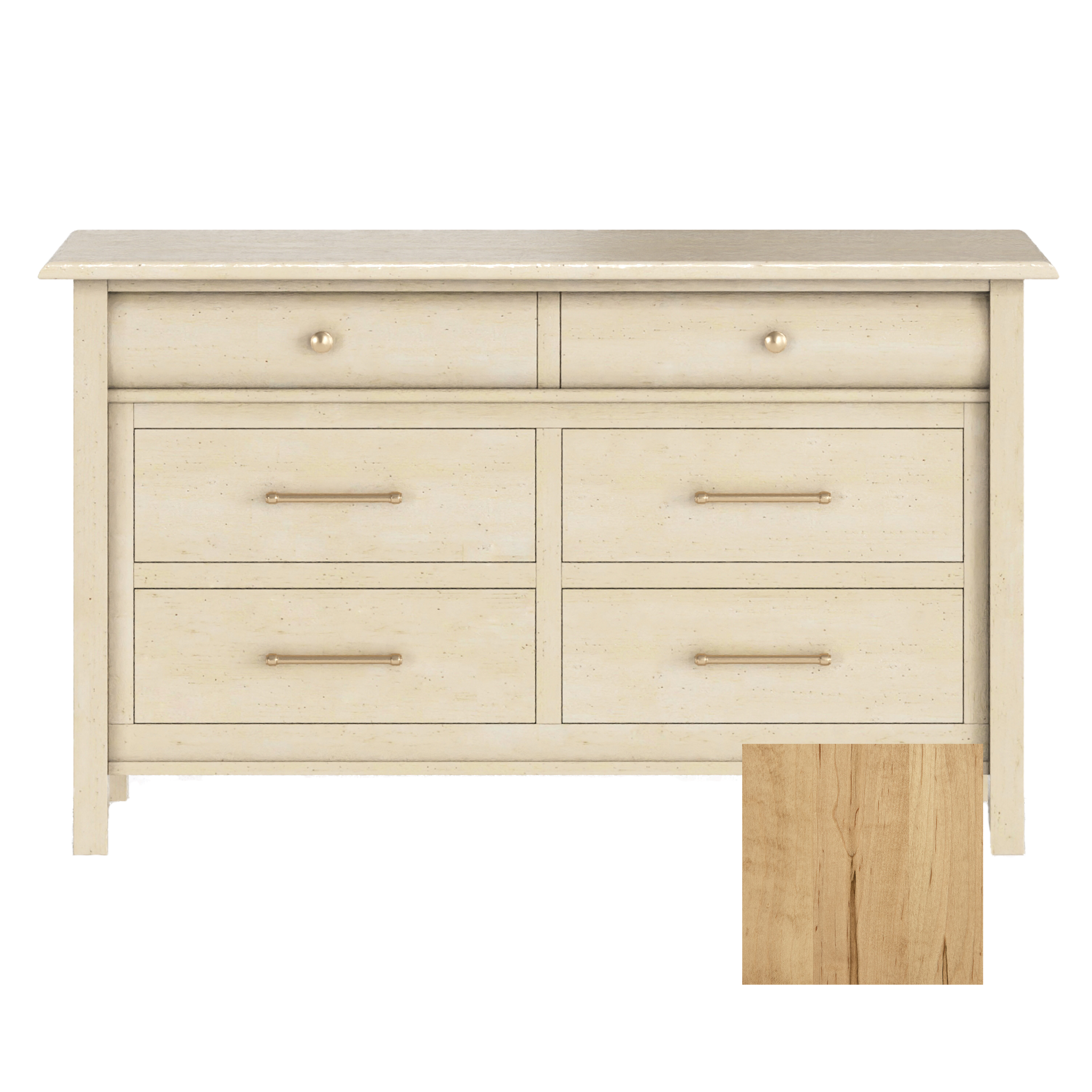 Sage 6 Drawer Dresser - Tots to Teens Furniture