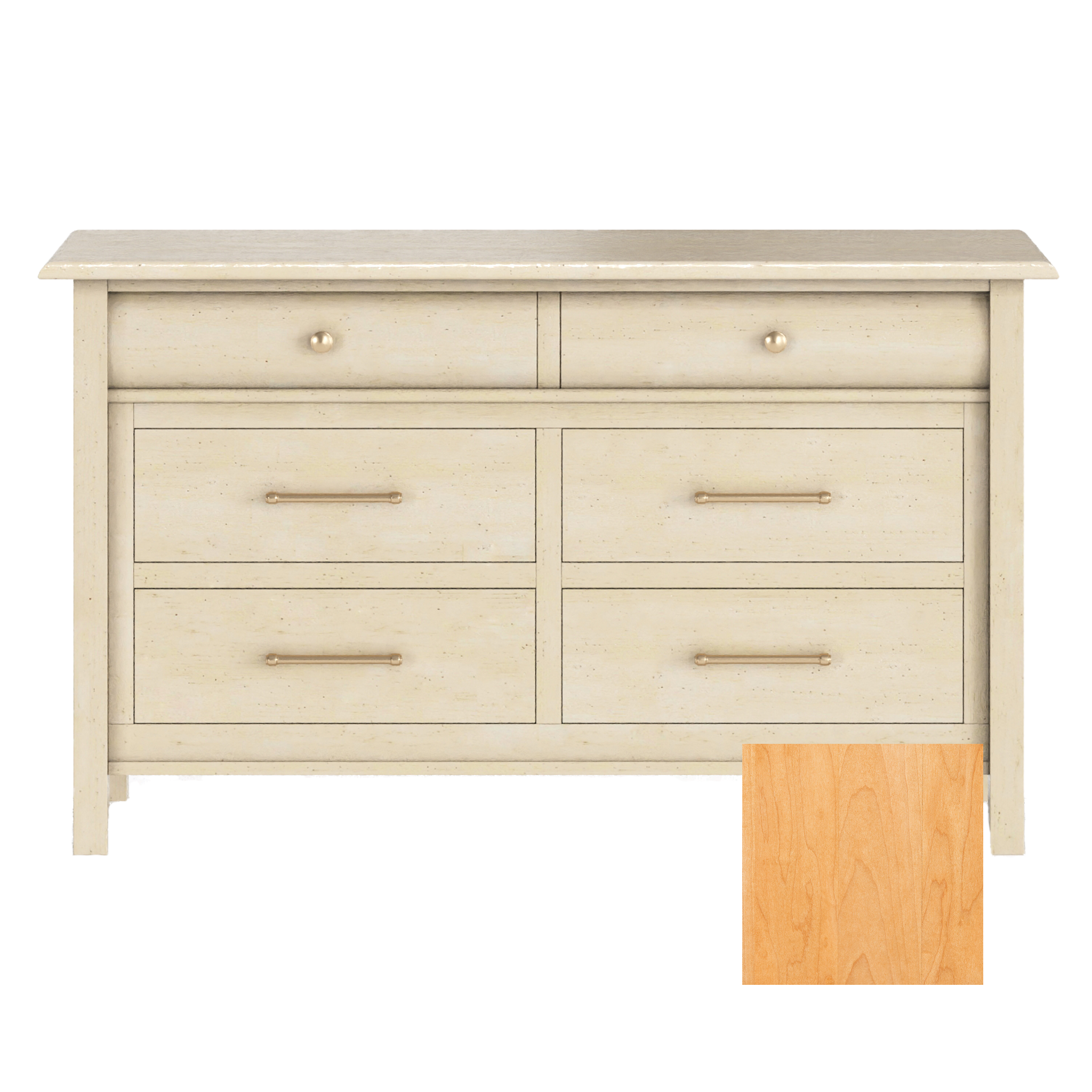 Sage 6 Drawer Dresser - Tots to Teens Furniture