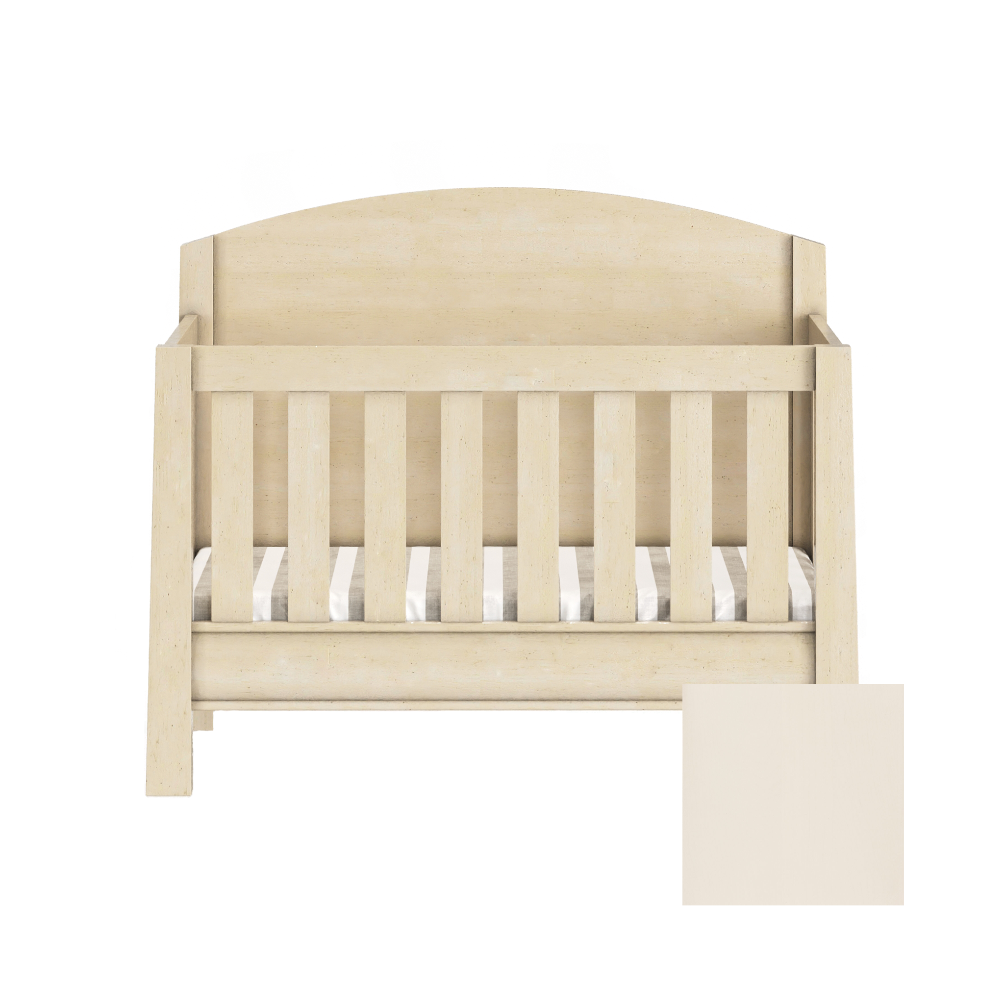 Sage 4-in-1 Convertible High Back Arched Crib - Tots to Teens Furniture
