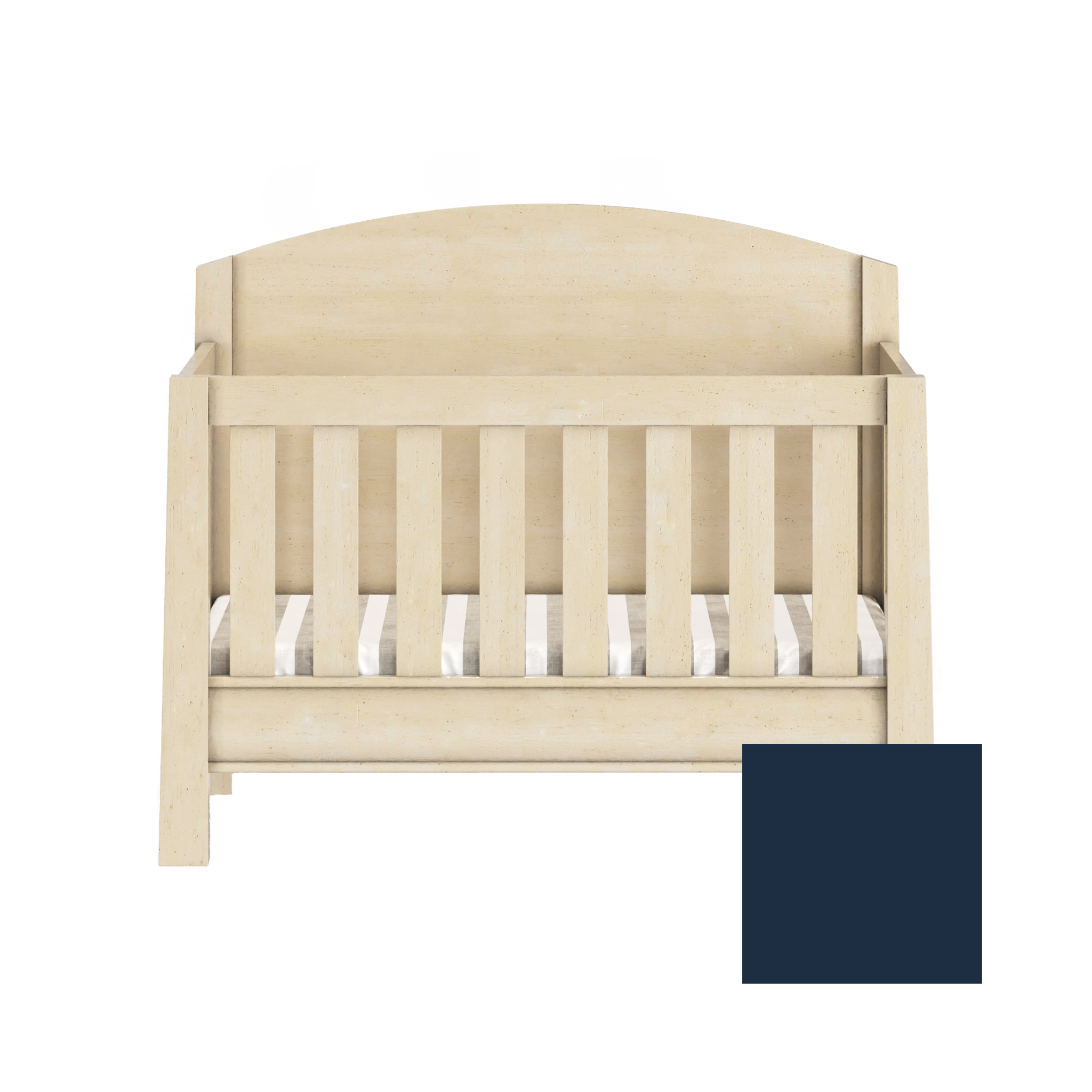 Sage 4-in-1 Convertible High Back Arched Crib - Tots to Teens Furniture