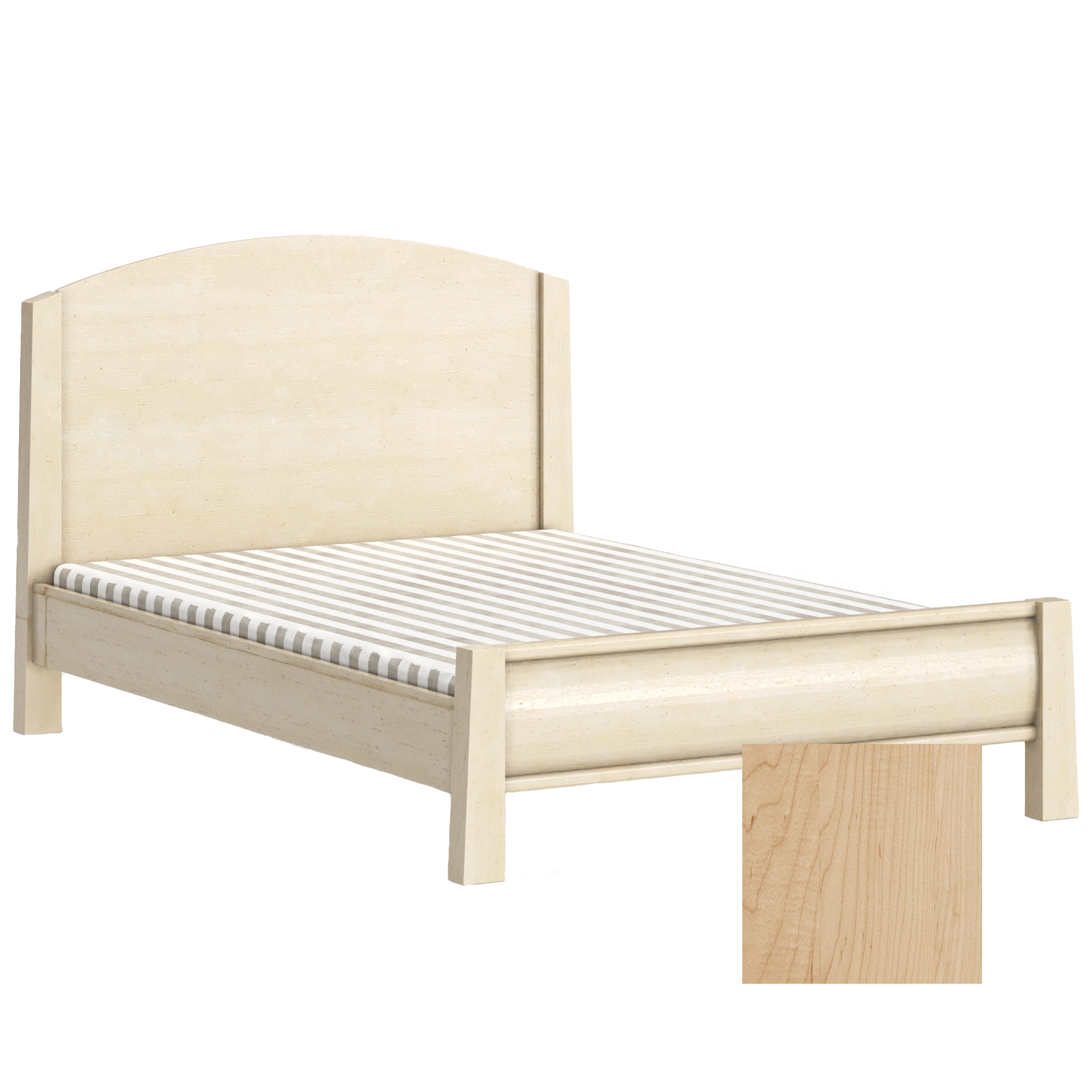 Sage Low Profile Footboard for High Back Arched Crib - Tots to Teens Furniture