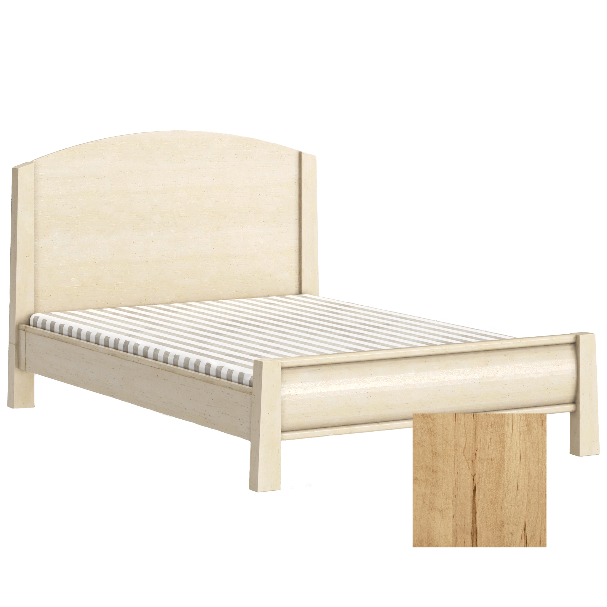 Sage Low Profile Footboard for High Back Arched Crib - Tots to Teens Furniture